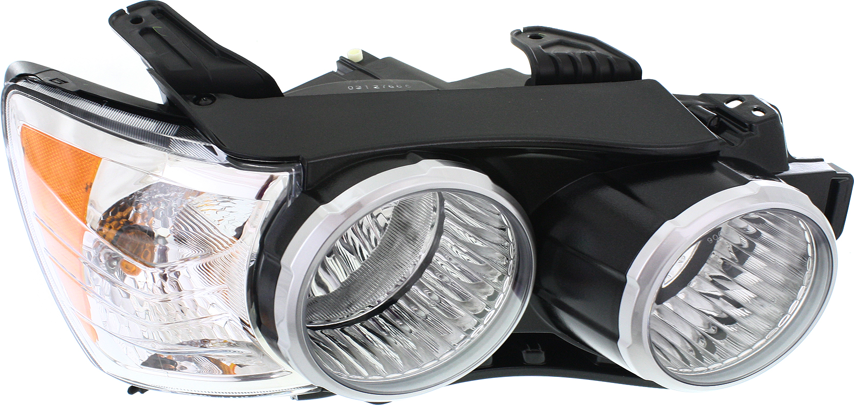 AM SONIC 14-15 HEAD LAMP RH Composite Assembly Halogen LTZ Model w Dusk Package Sedan SKU REPC100335 Partslink GM2503396 OEM 95355798