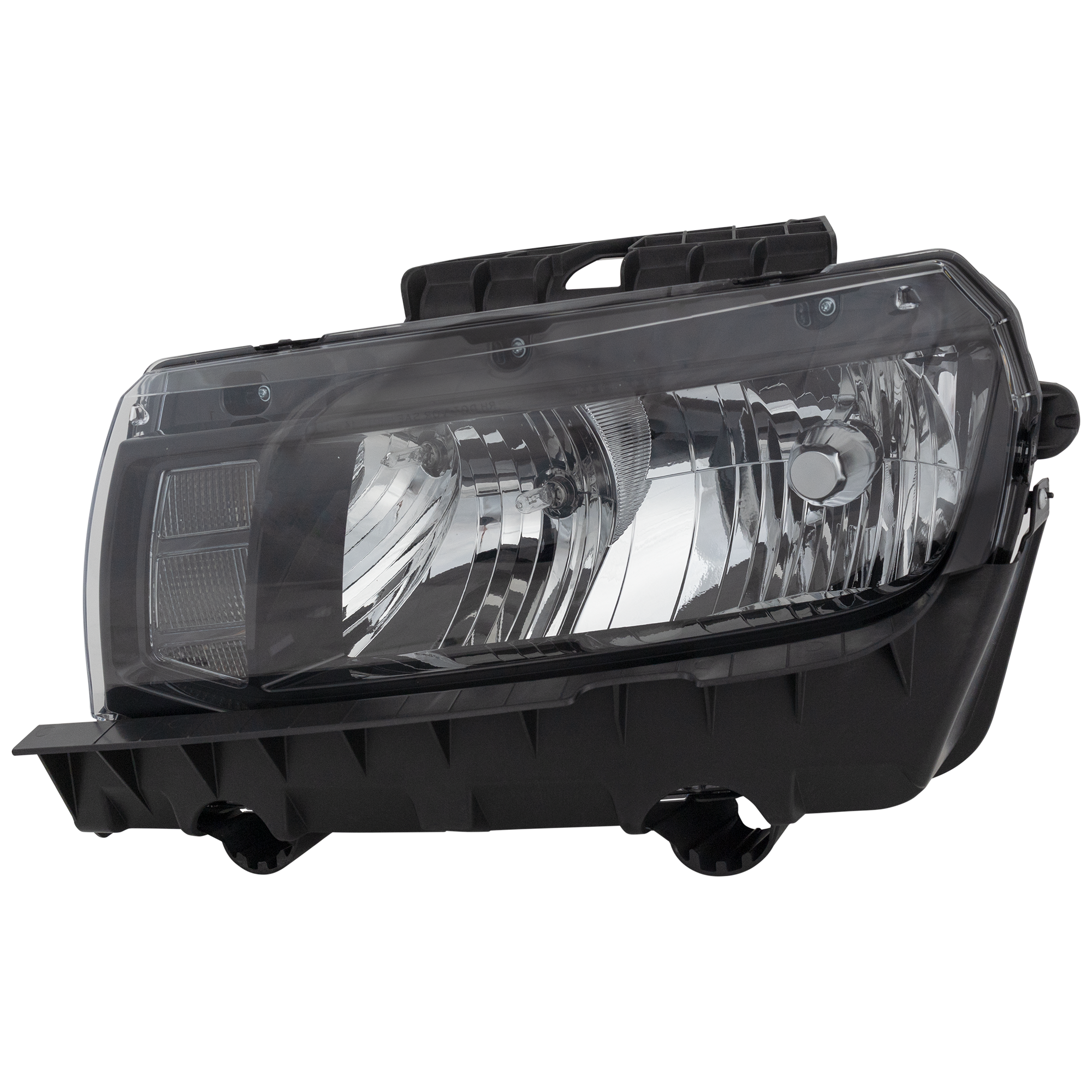 AM CAMARO 14-15 HEAD LAMP LH Assembly Halogen Convertible Coupe CAPA SKU REPC100342Q Partslink GM2502391C OEM 23187851
