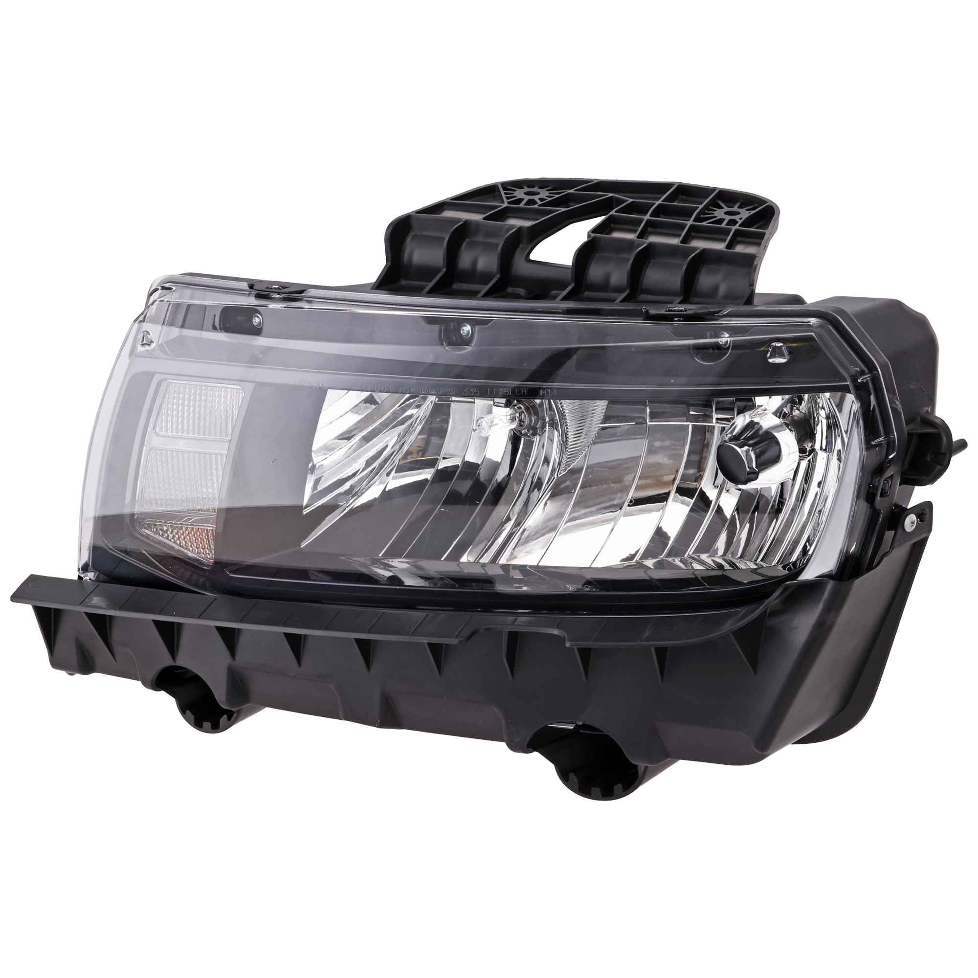 AM CAMARO 14-15 HEAD LAMP LH Assembly Halogen Convertible Coupe SKU REPC100342 Partslink GM2502391 OEM 23187851