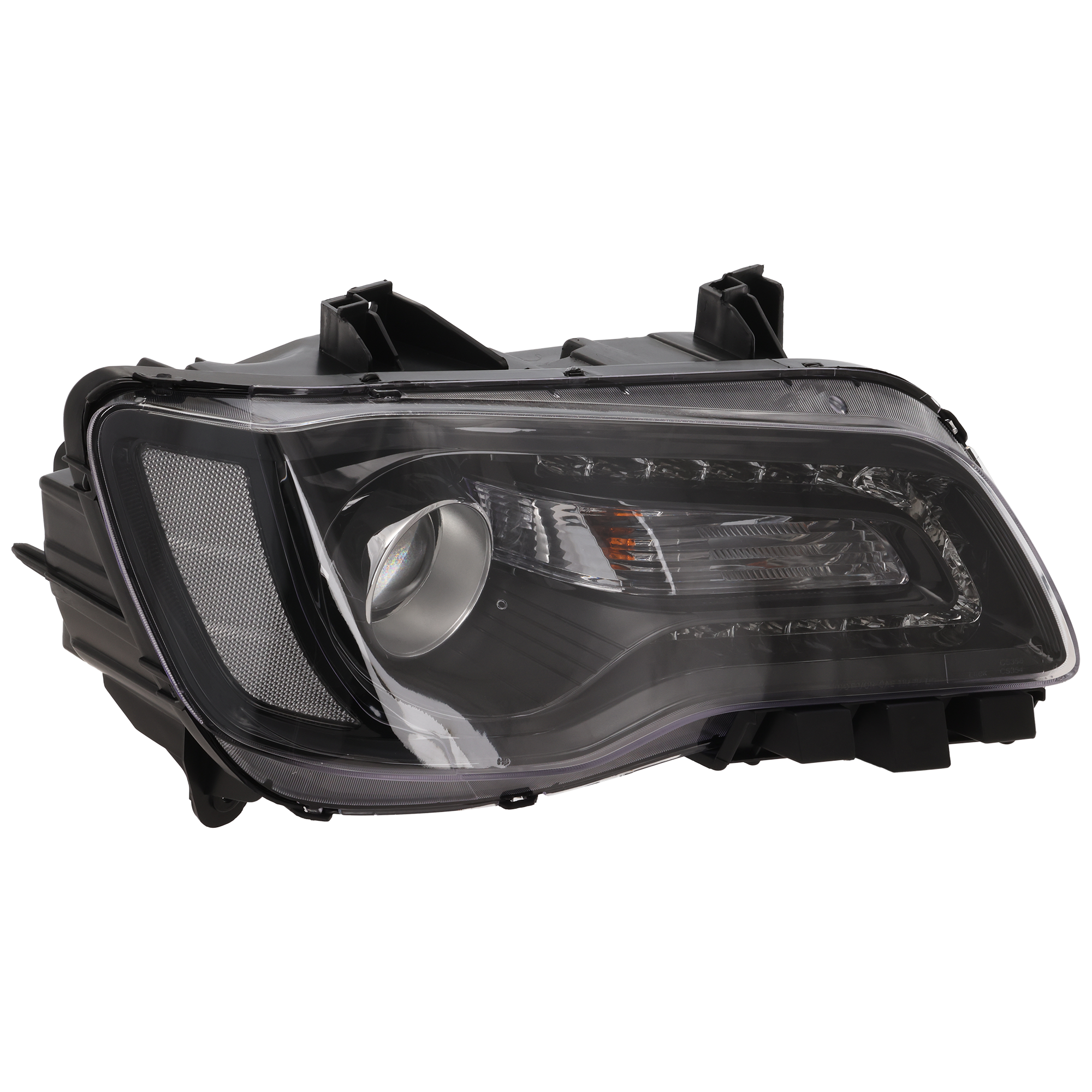 AM CHRYSLER 300-15-17 HEAD LAMP RH Assembly Halogen Black Interior SKU REPC100367 Partslink CH2503269 OEM 68214382AD