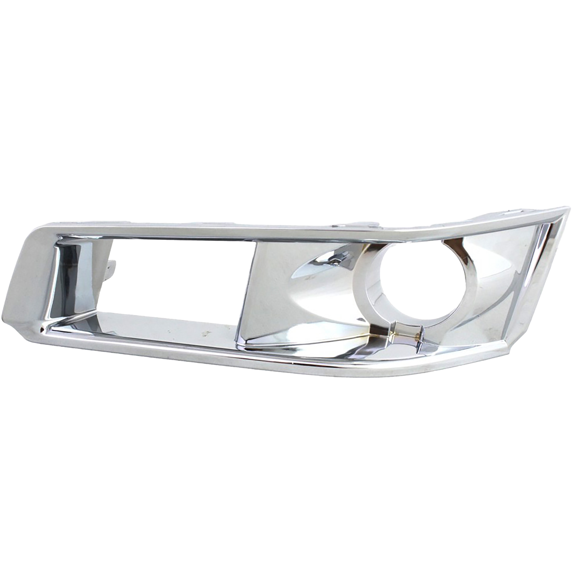 AM CTS 08-15 FRONT FOG LAMP MOLDING LH Chrome 08-14 Sedan 10-14 Wagon 11-15 Coupe w HID Headlights SKU REPC107530 Partslink GM1038112 OEM 15904574