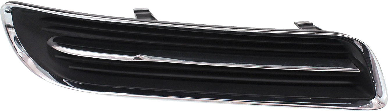 AM CHRYSLER 300-11-14 FOG LAMP COVER RH Outer Blk w Chrome Trim Exc. SRT 8 Model SKU REPC108605 Partslink CH1039127 OEM 68127944AB