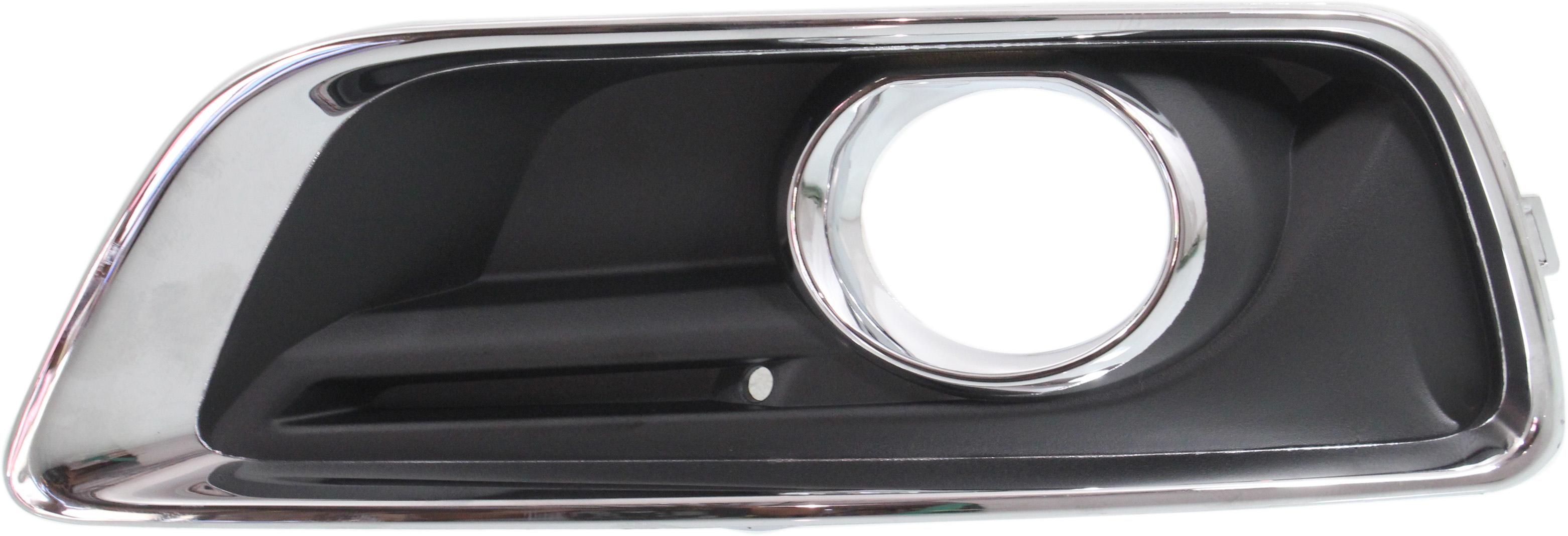 AM MALIBU 13-15 MALIBU LIMITED 16-16 FRONT FOG LAMP MOLDING LH Black w Chrome Trim SKU REPC108608 Partslink GM1038136 OEM 20768823