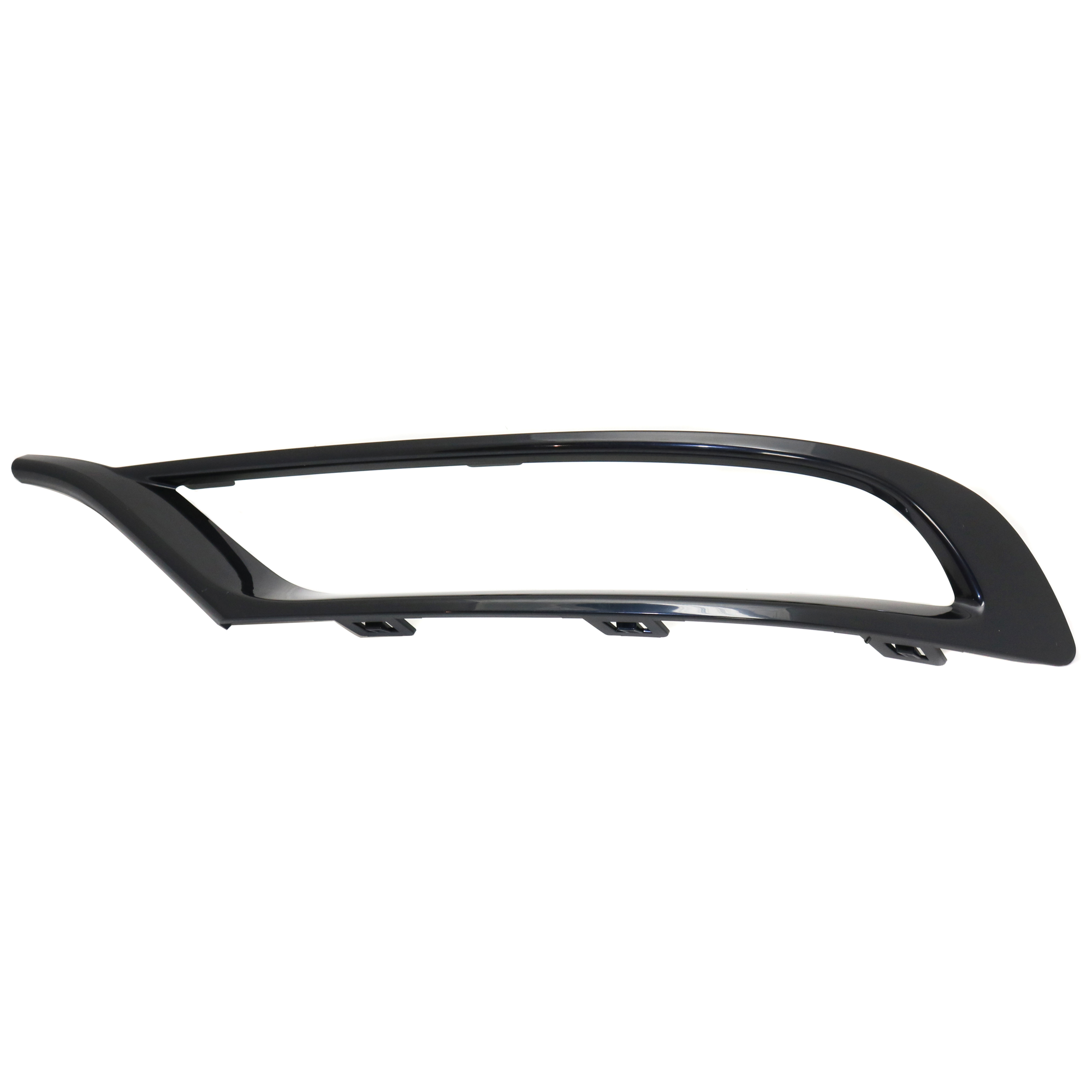 AM CHRYSLER 300-15-23 FRONT BUMPER MOLDING LH Outer Black Chrome CAPA SKU REPC108636Q Partslink CH1038167C OEM 5XV91SZRAB