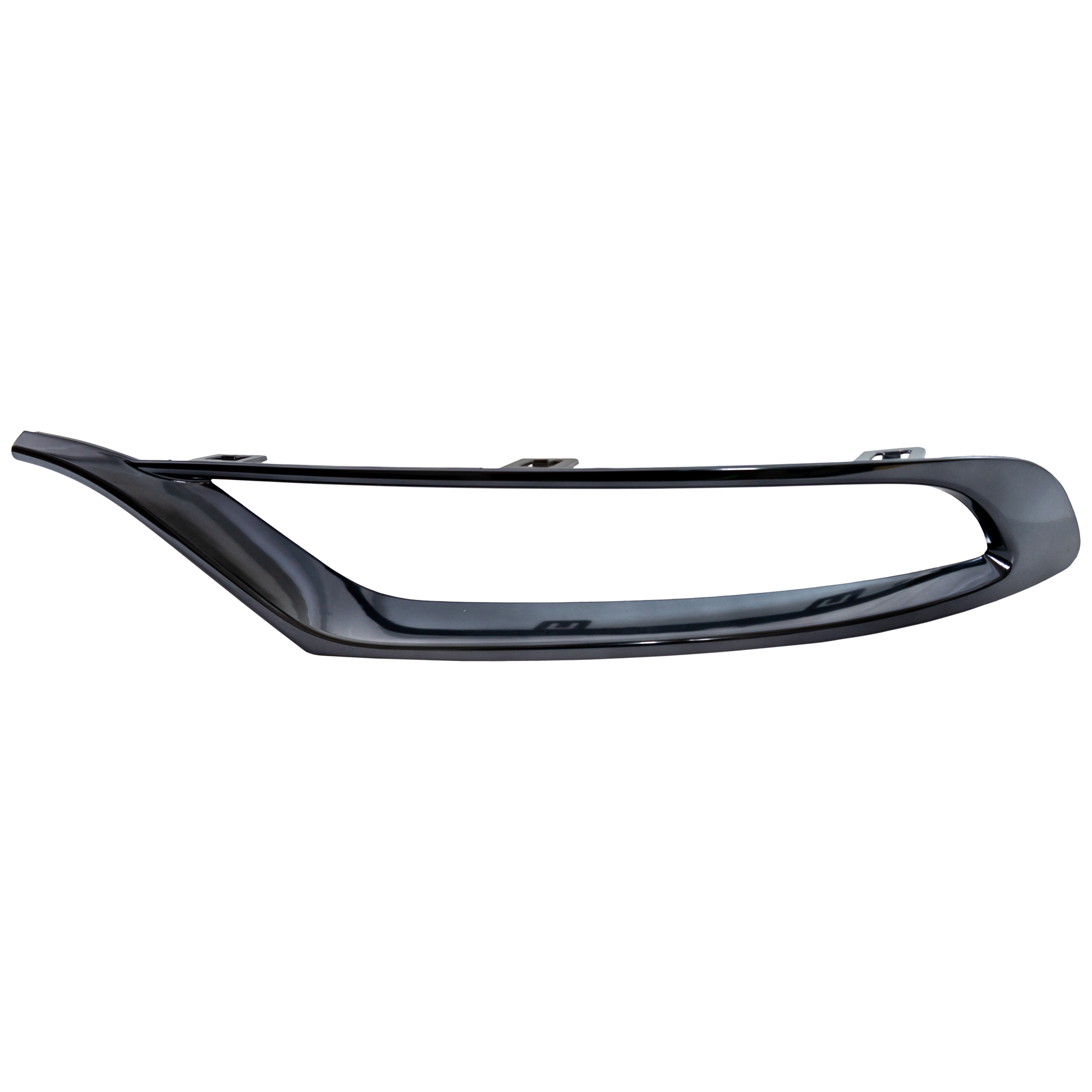 AM CHRYSLER 300-15-23 FRONT BUMPER MOLDING LH Outer Black Chrome SKU REPC108636 Partslink CH1038167 OEM 5XV91SZRAB