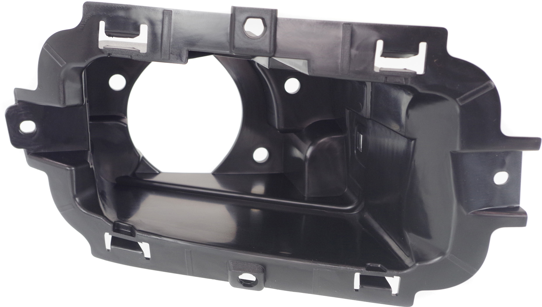 AM SILVERADO 1500-14-15 FOG LIGHT BRACKET RH Textured Black w or w o Impact Bar Skid Plate SKU REPC110501 Partslink GM2603102 OEM 22944875