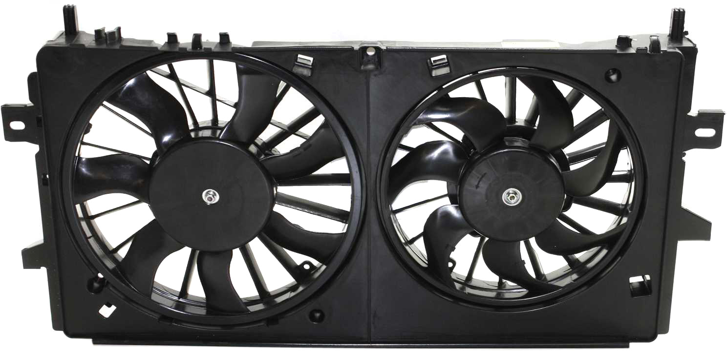 AM GRAND PRIX 05-08 IMPALA 06-13 IMPALA LIMITED 14-16 RADIATOR FAN ASSEMBLY 3.6L 3.9L 5.3L SKU REPC160901 Partslink GM3115188 OEM 89018697 PFM