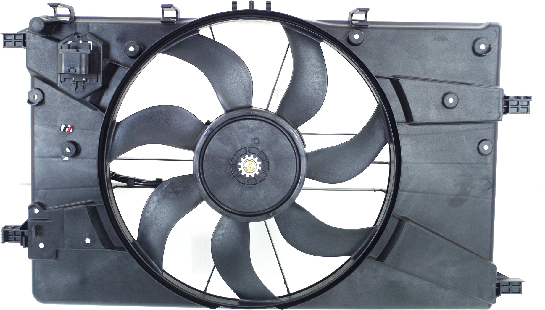 AM CRUZE 14-15 CRUZE LIMITED 16-16 RADIATOR FAN ASSEMBLY 1.4L Includes resistor SKU REPC160940 Partslink GM3115263 OEM 13450232 PFM 13427160