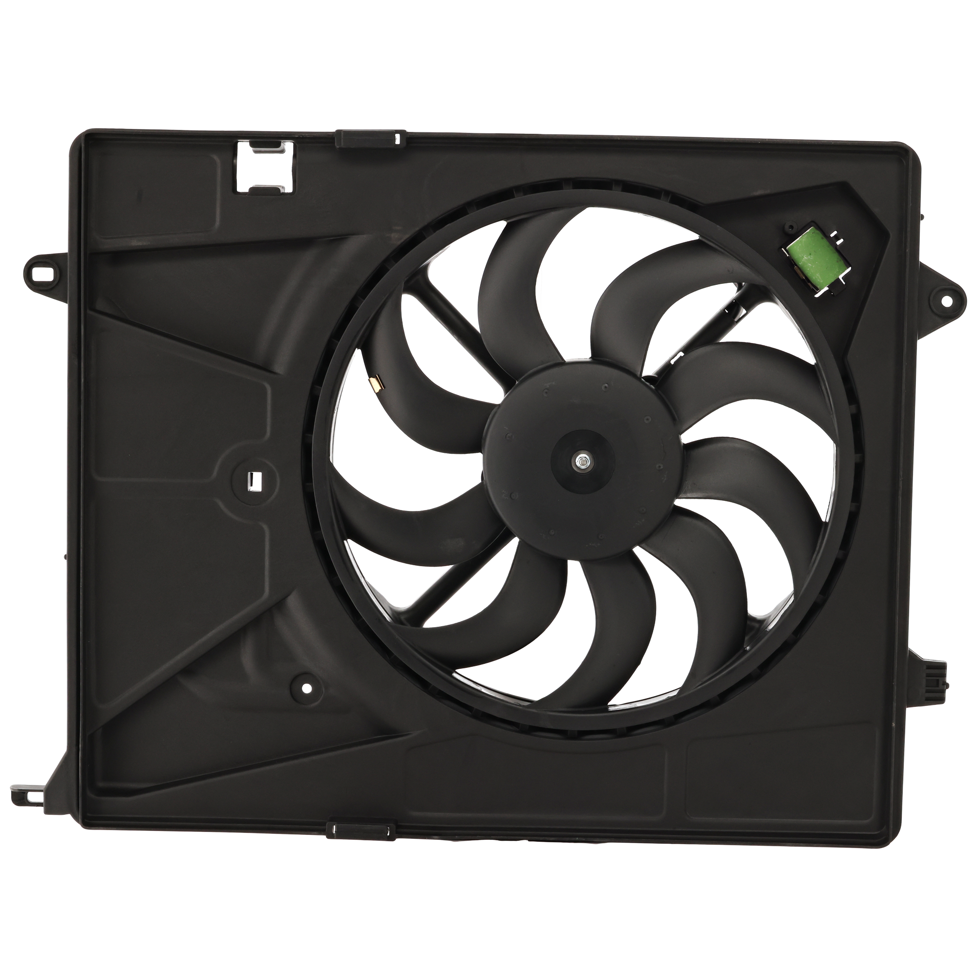 AM TRAX 14-20 RADIATOR FAN ASSEMBLY Single fan Includes resistor SKU REPC160944 Partslink GM3115270 OEM 95392642