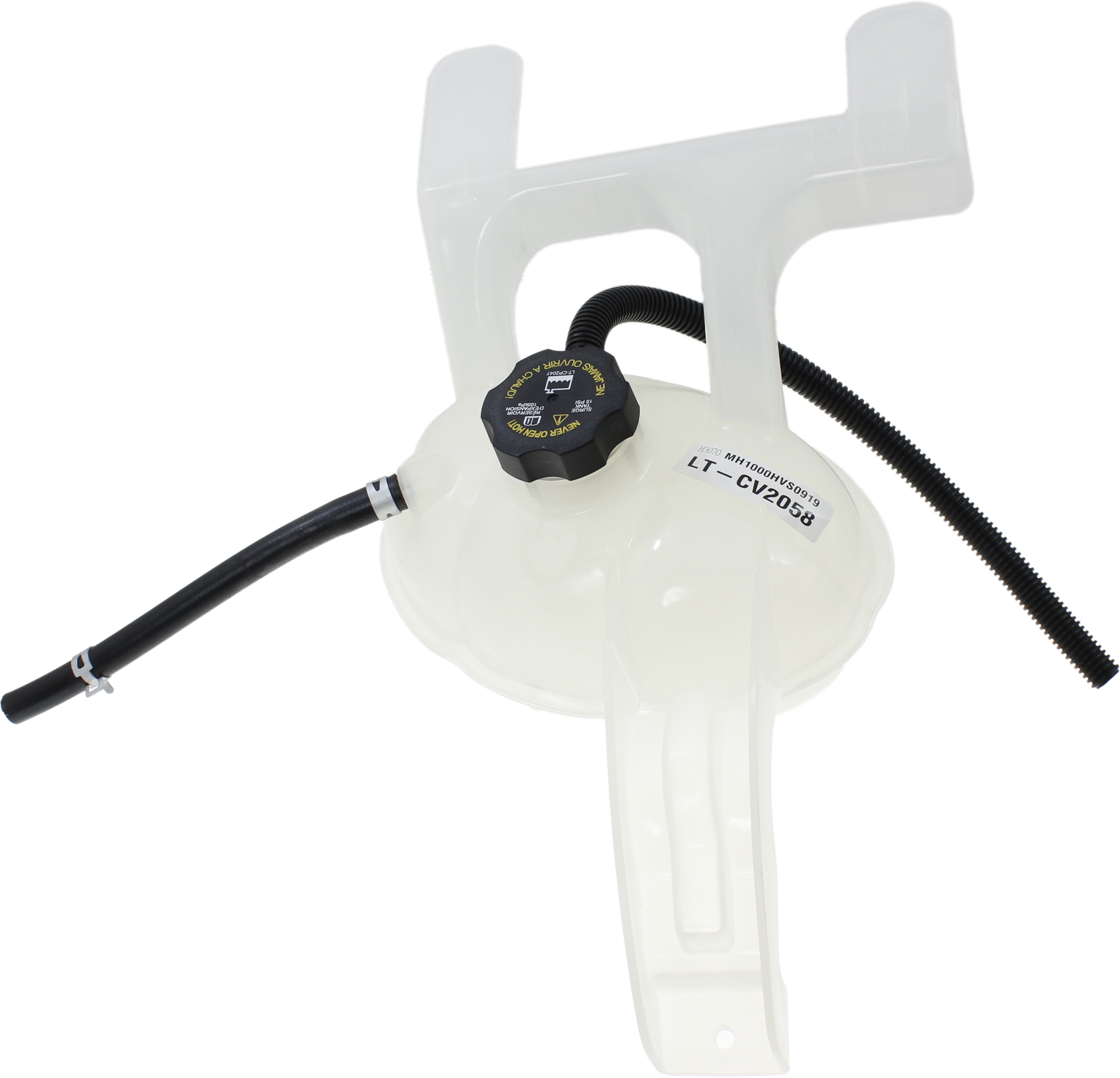 AM EXPRESS SAVANA 06-16 COOLANT TANK 8 Cyl 6.6L Eng. w Cap SKU REPC161342 Partslink GM3014151 OEM 22892637 PFM 15075118
