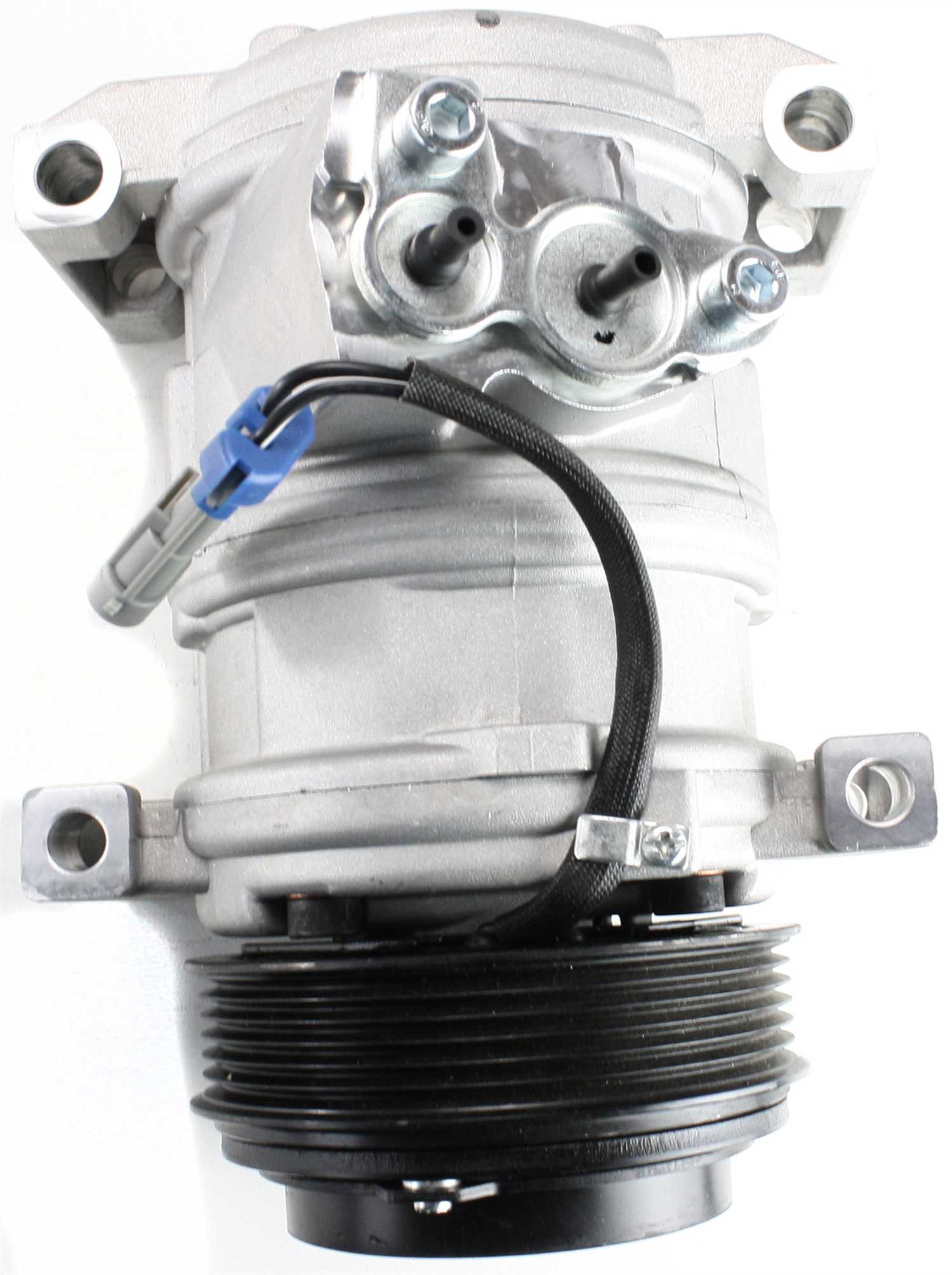 AM SILVERADO SIERRA P U 03-14 A C COMPRESSOR New with Clutch 6 Groove Pulley 4.31 in. Pulley Dia. SKU REPC191123 OEM 19436026-20784066