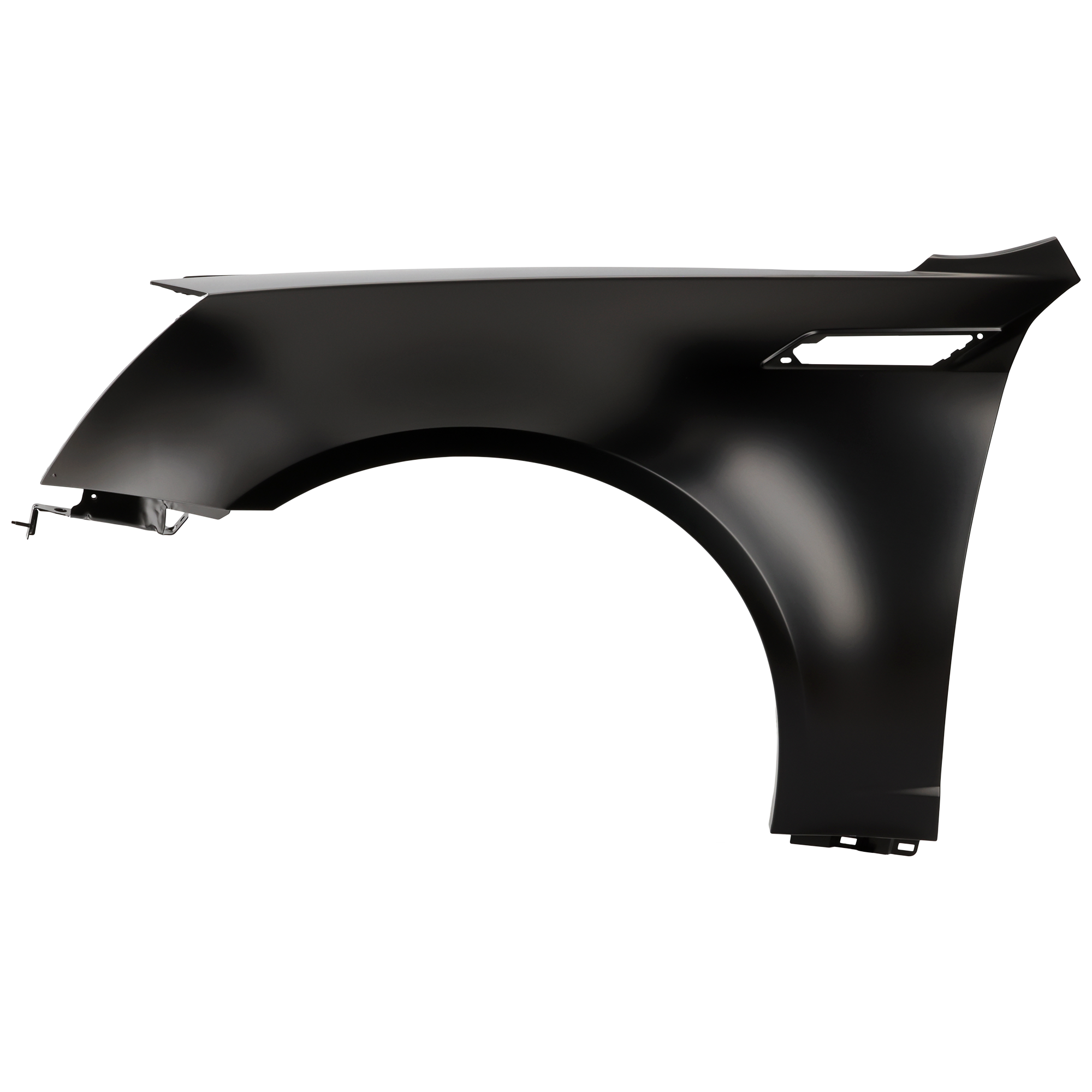 AM CTS 08-15 FRONT FENDER LH Primed Coupe Wagon 14-14 Sedan V Model w Fender Vent Hole SKU REPC220102 Partslink GM1240353 OEM 20851340