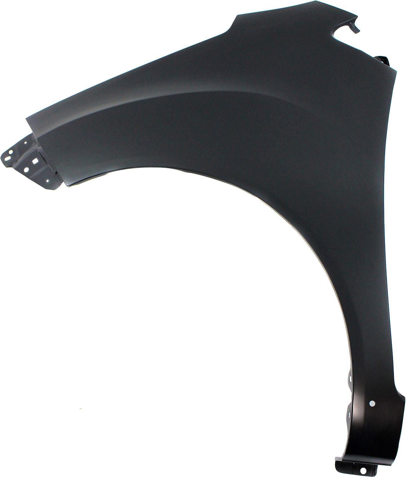 AM SPARK 13-15 FRONT FENDER LH Primed w o Side Light Hole w Rocker Molding Hole SKU REPC220174 Partslink GM1240378 OEM 95977330