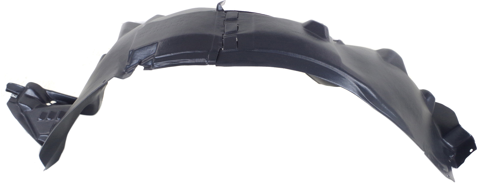 AM SONIC 13-16 FRONT FENDER LINER LH w o Rear License Plate Frame 2nd Design RS Model HB Sdn 14-15 SKU REPC222176 Partslink GM1248241 OEM 95316106
