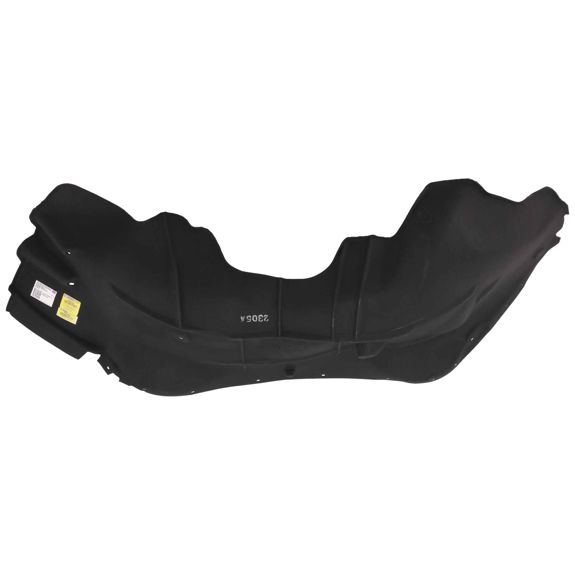 AM SILVERADO 1500-14-15 FRONT FENDER LINER LH Polyethylene Terephthalate Thermo Form CAPA SKU REPC222180Q Partslink GM1248237C OEM 22757273