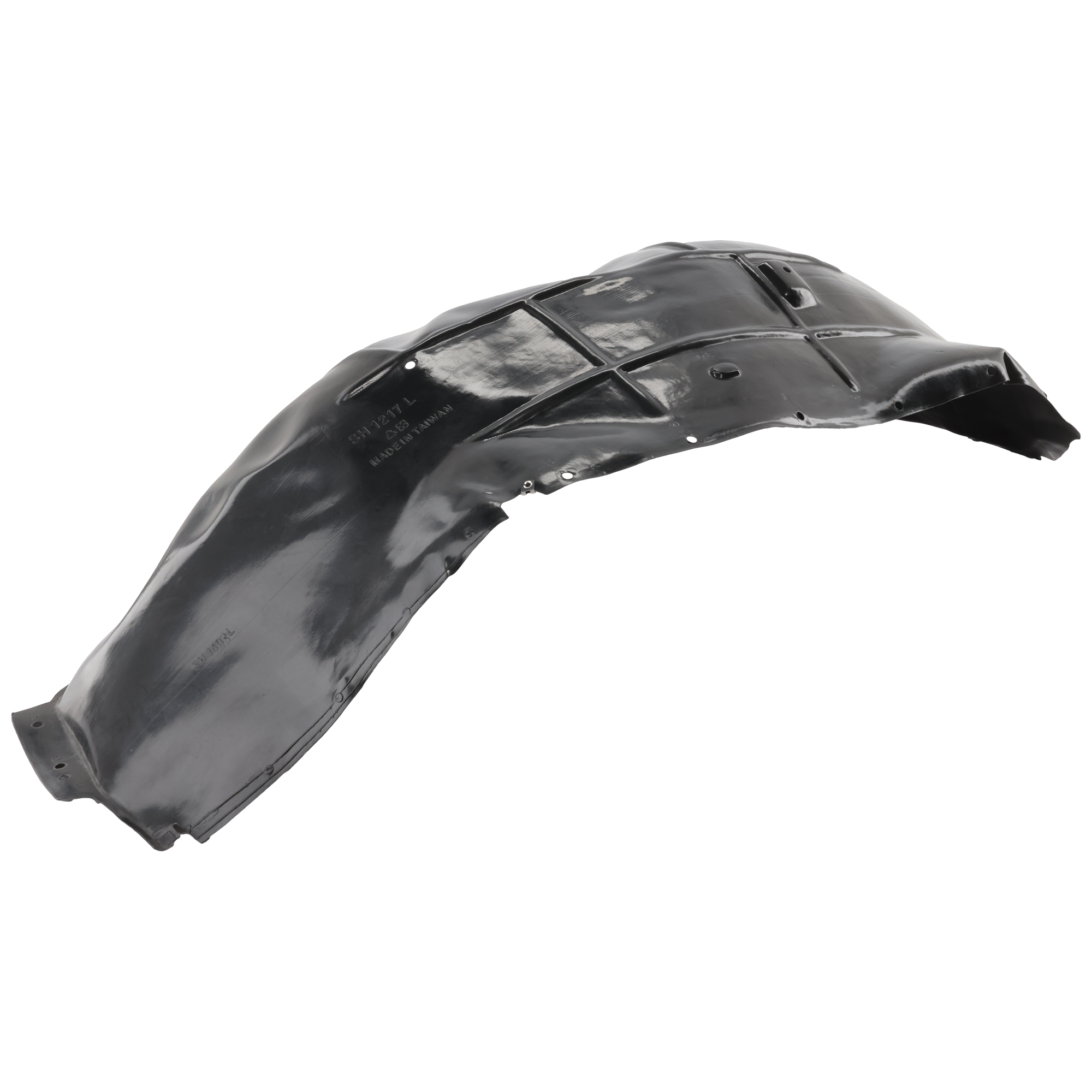 AM SUBURBAN TAHOE 15-20 FRONT FENDER LINER LH Polypropylene Vacuum Form w o Off Road Pkg SKU REPC222182 Partslink GM1248243 OEM 22806316 PFM