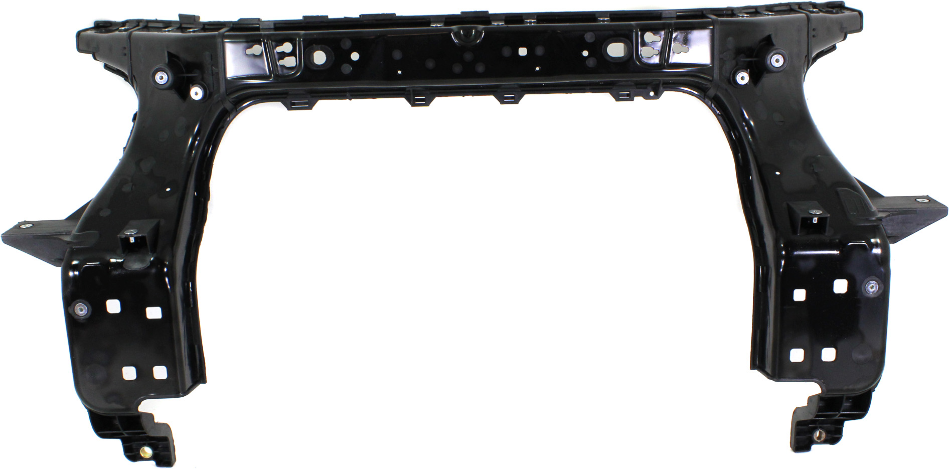 AM TRAVERSE 09-17 RADIATOR SUPPORT Textured Black Plastic with Steel SKU REPC250124 Partslink GM1225298 OEM 22818029