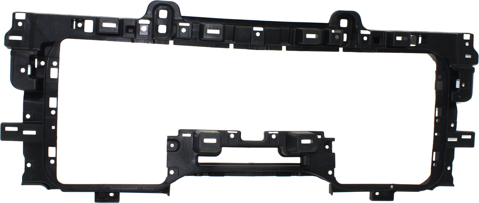 AM SILVERADO 1500-14-15-2500 HD 3500 HD 15-19 HEADER PANEL Grille Mounting Panel All Cab Types 6.0L 6.6L Eng 15-16 CAPA SKU REPC250135Q Partslink GM1223105C OEM 85632899-23106033