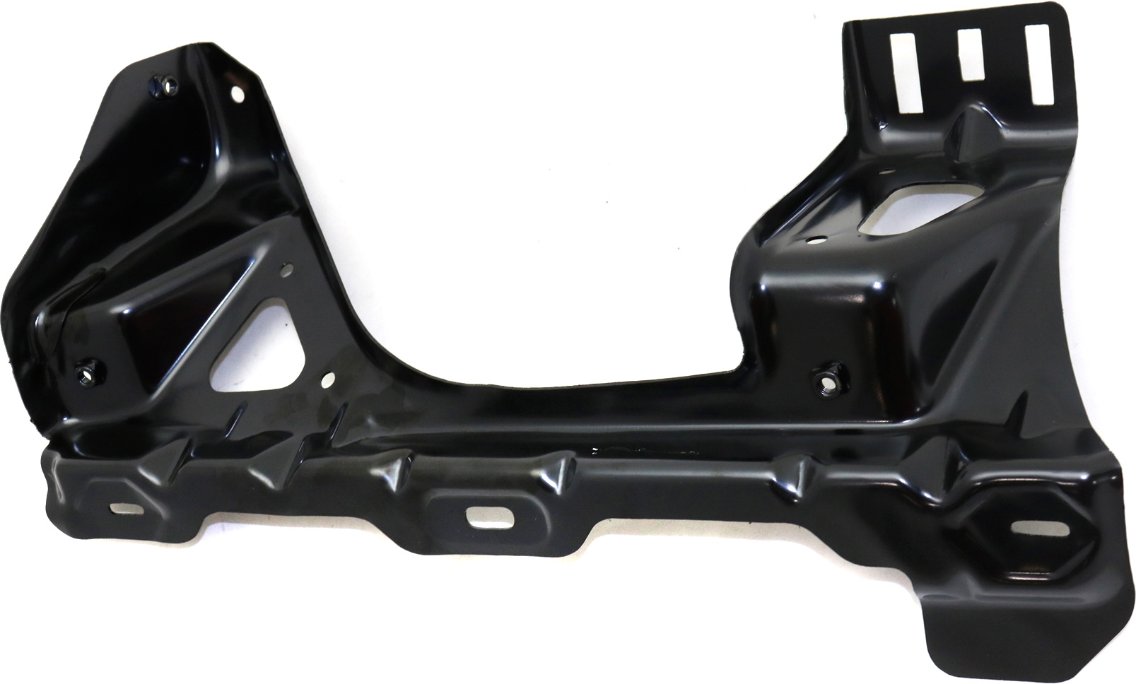 AM SILVERADO 07-10 SIERRA 07-14 RADIATOR SUPPORT BRACKET LH Steel Excludes 2007 Classic SKU REPC251510 Partslink GM1225320 OEM 25804174