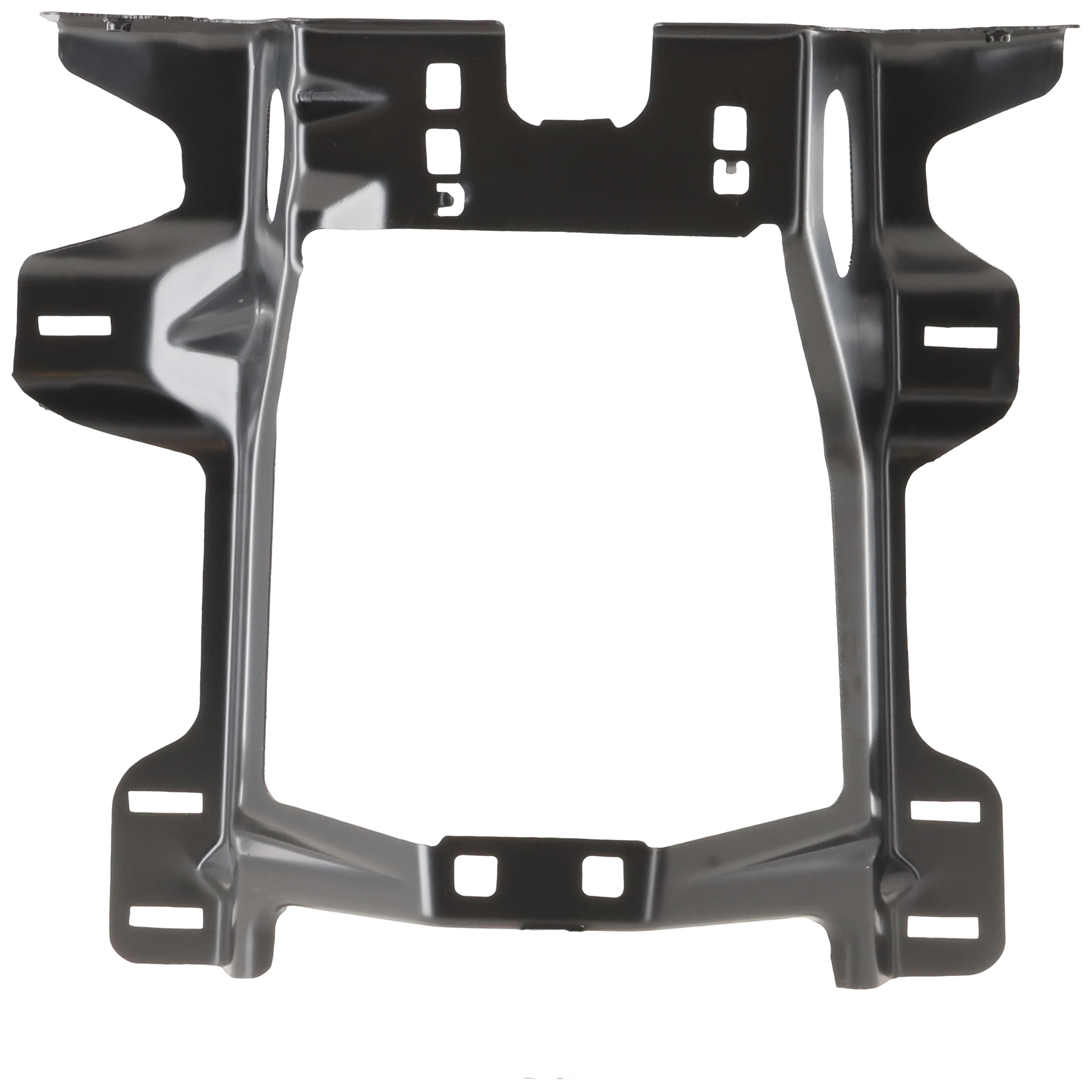 AM SILVERADO SIERRA 07-14 RADIATOR SUPPORT BRACKET Center Steel Exc. Hybrid Excludes 2007 Classic SKU REPC251513 Partslink GM1225316 OEM 25811768