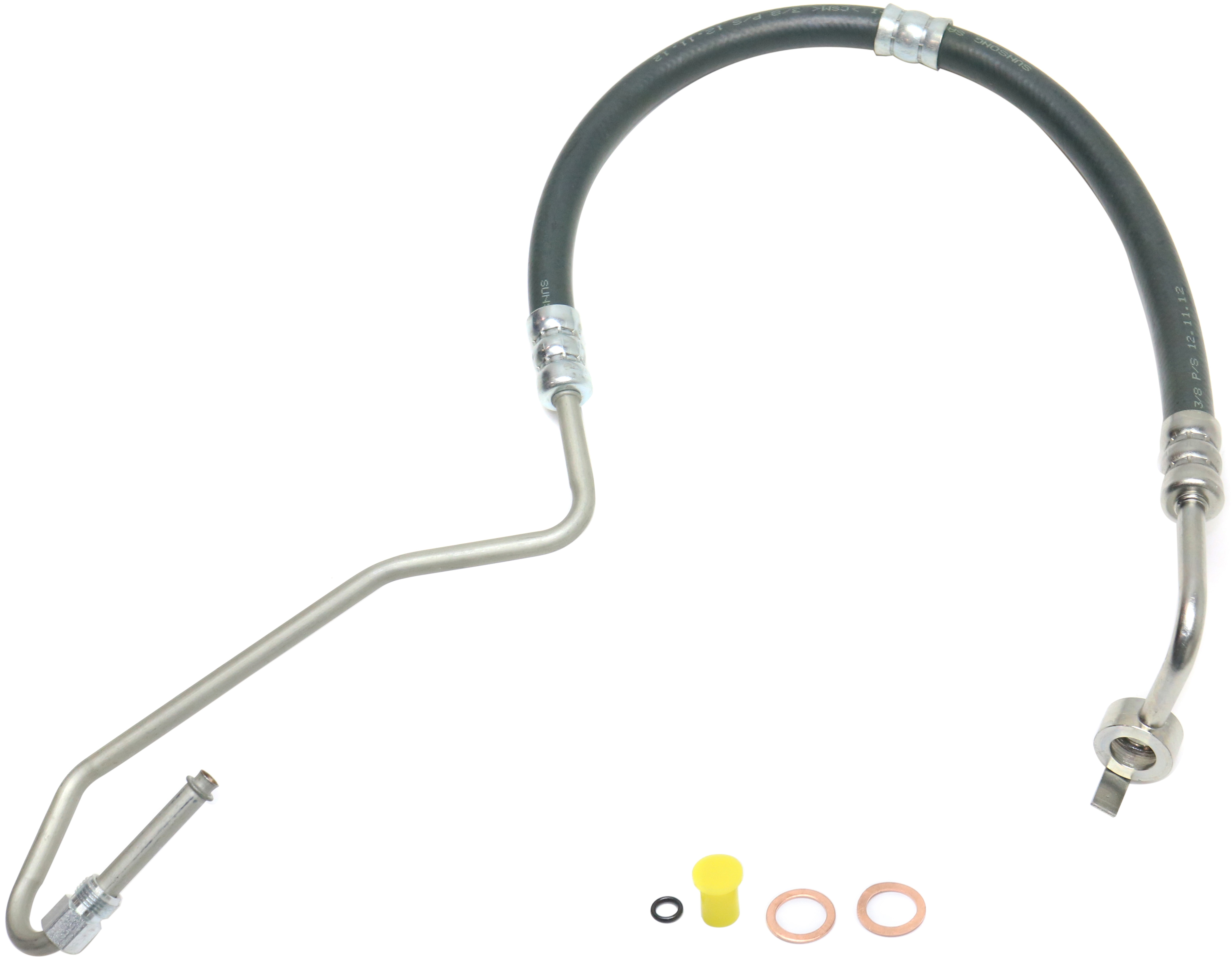 AM PRIZM COROLLA 98-02 POWER STEERING PRESSURE LINE HOSE ASSEMBLY Assembly w o Switch Port 43.5 in. long SKU REPC289904 OEM 30026-36561-72997-365610-53002
