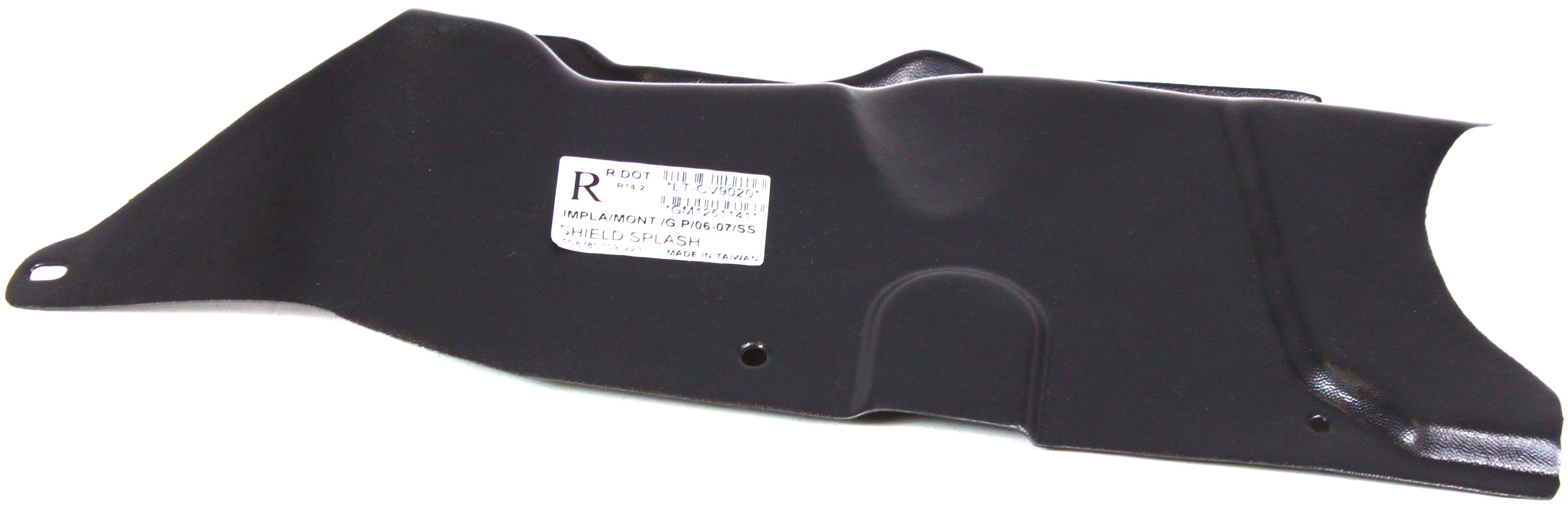 AM GRAND PRIX 05-08 IMPALA 06-09 ENGINE SPLASH SHIELD Under Cover RH Impala SS Models SKU REPC310109 Partslink GM1251141 OEM 10350810