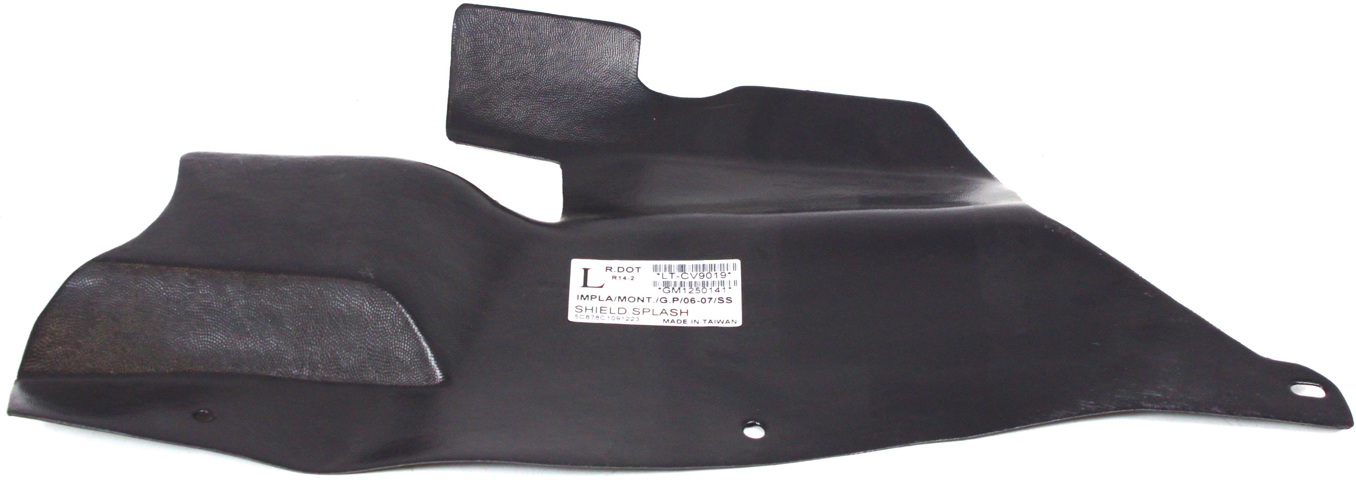 AM GRAND PRIX 05-08 IMPALA 06-09 ENGINE SPLASH SHIELD Under Cover LH Impala SS Models SKU REPC310110 Partslink GM1250141 OEM 15244131