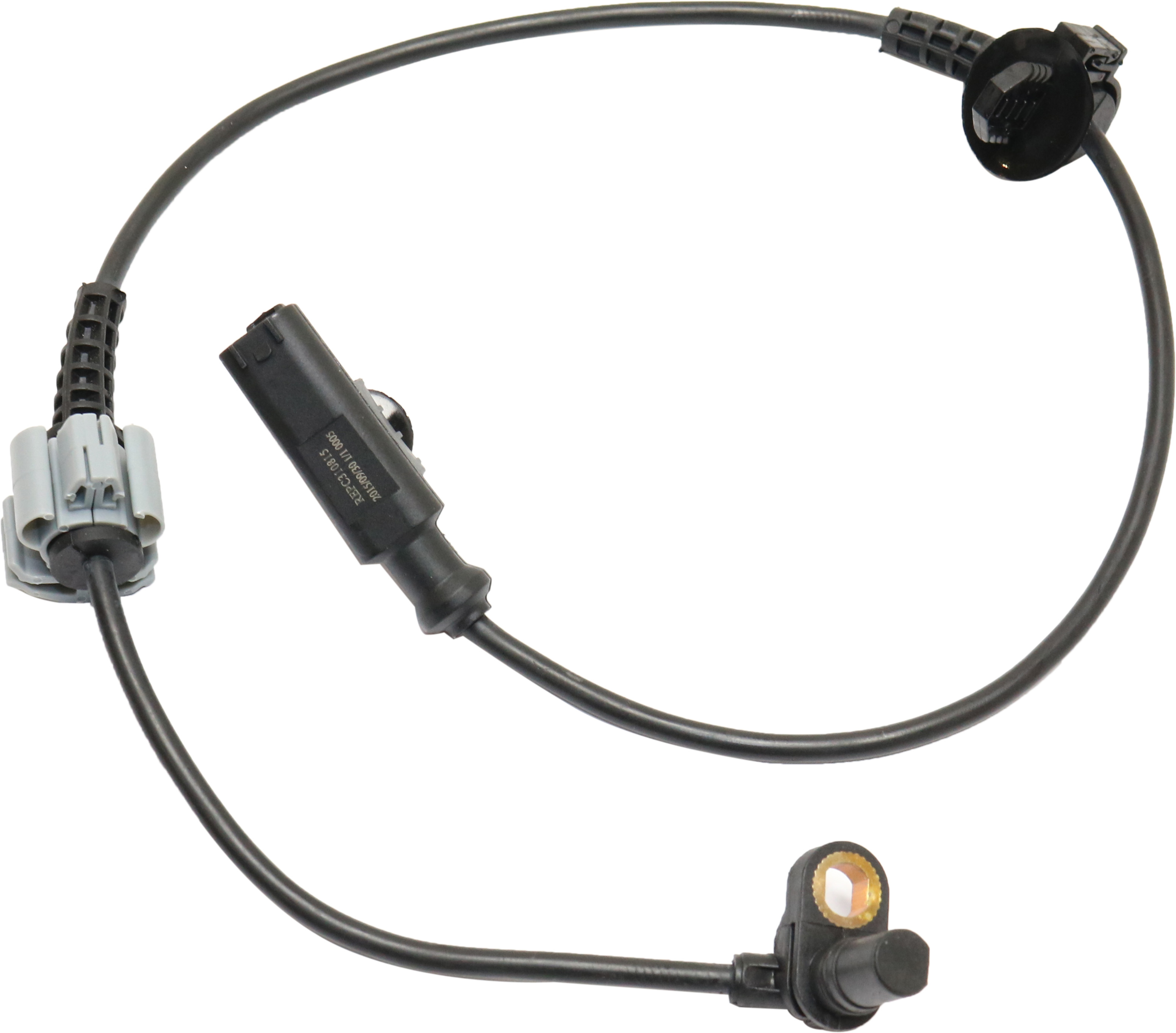 AM SILVERADO SIERRA 1500-07-13 TAHOE 07-14 FRONT ABS SPEED SENSOR RH=LH 2 Male Terminals SKU REPC310815 OEM 72168-531924-726557-970353-241