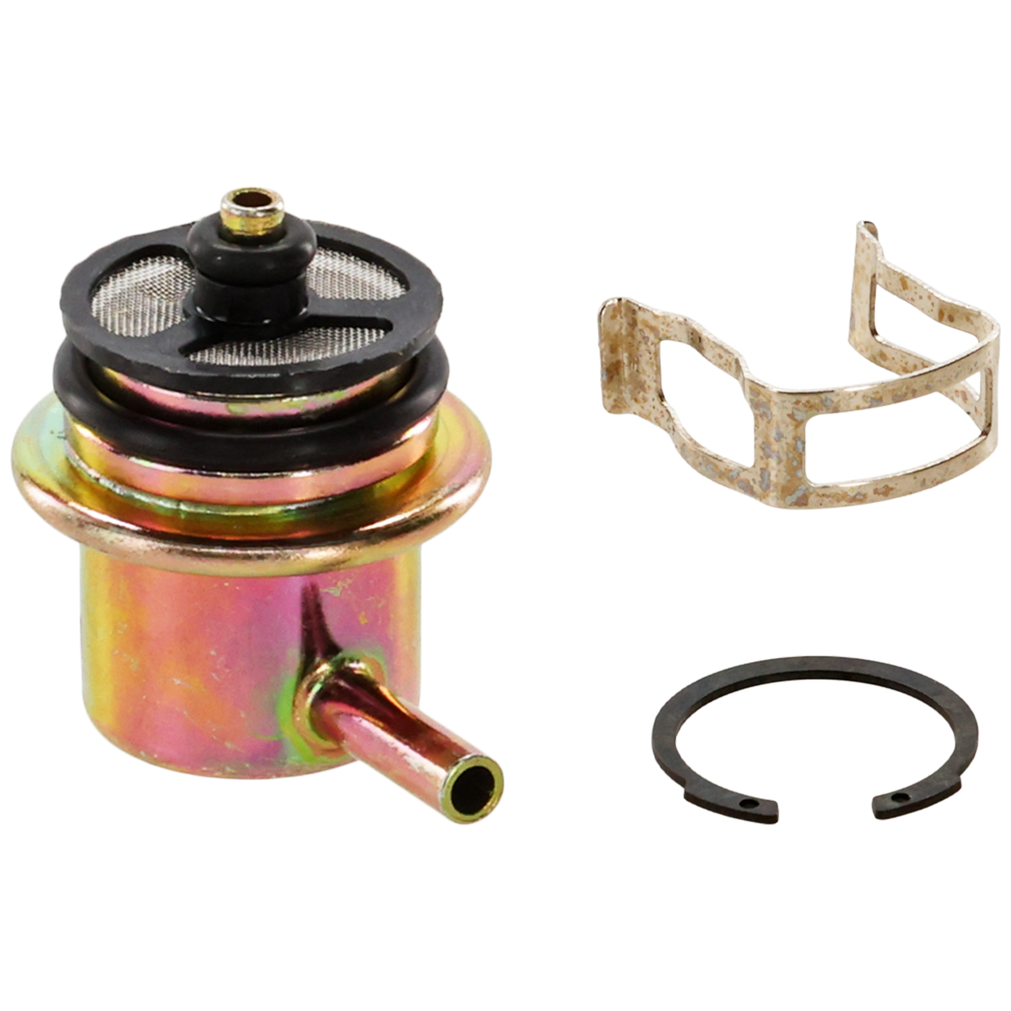 AM EXPRESS VAN SAVANA VAN 96-05 FUEL PRESSURE REGULATOR Angled Nipple Orientation SKU REPC318102 OEM 21091-21986-23043-143437-21739