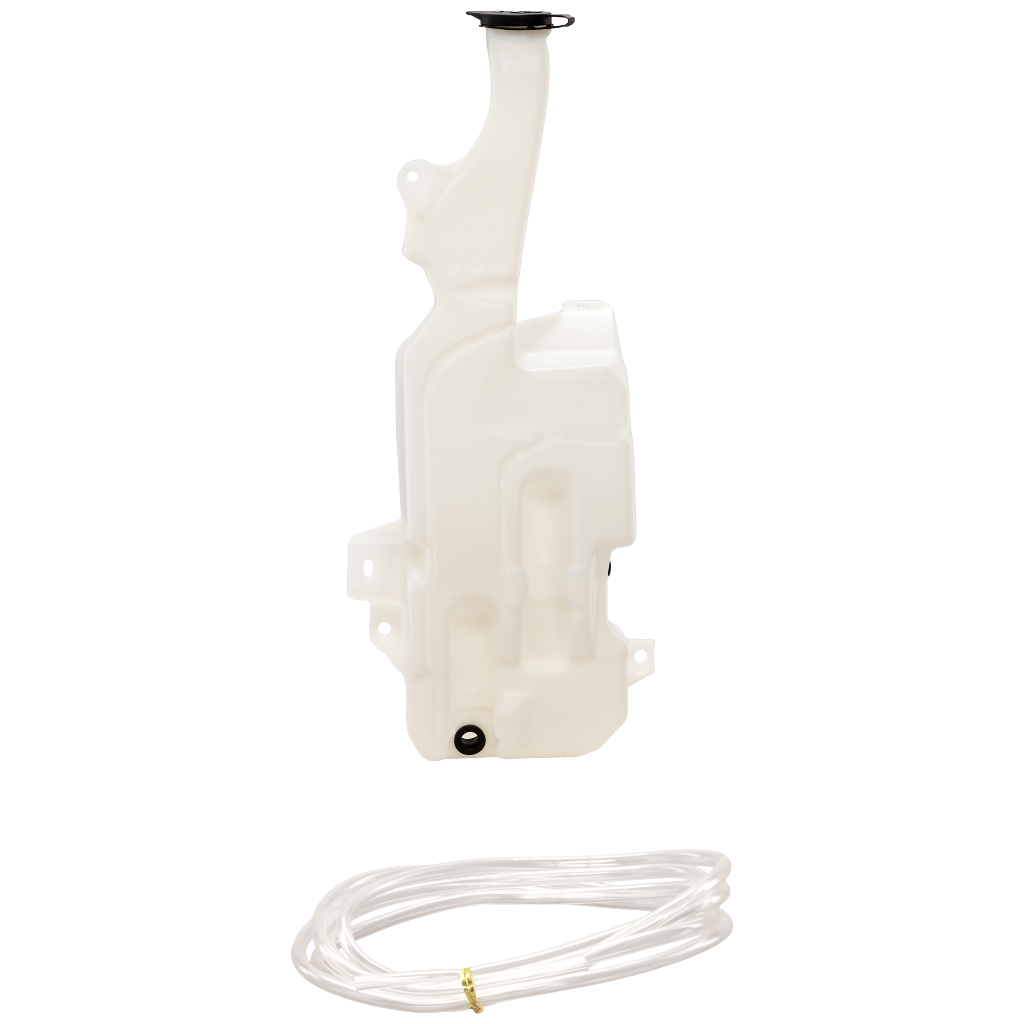 AM SILVERADO SIERRA 1500-07-13-2500-3500 HD 07-10 WASHER RESERVOIR Tank and Cap Only w o Sensor Hole Excludes 2007 Classic SKU REPC370508 Partslink GM1288104 OEM 15942521
