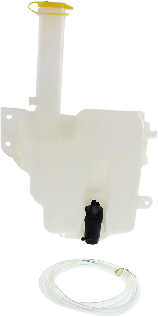 AM SEBRING 01-06 WASHER RESERVOIR Assy w Pump and Cap w o HLight Washer Convertible Sedan SKU REPC370548 Partslink CH1288173 OEM 5019323AC