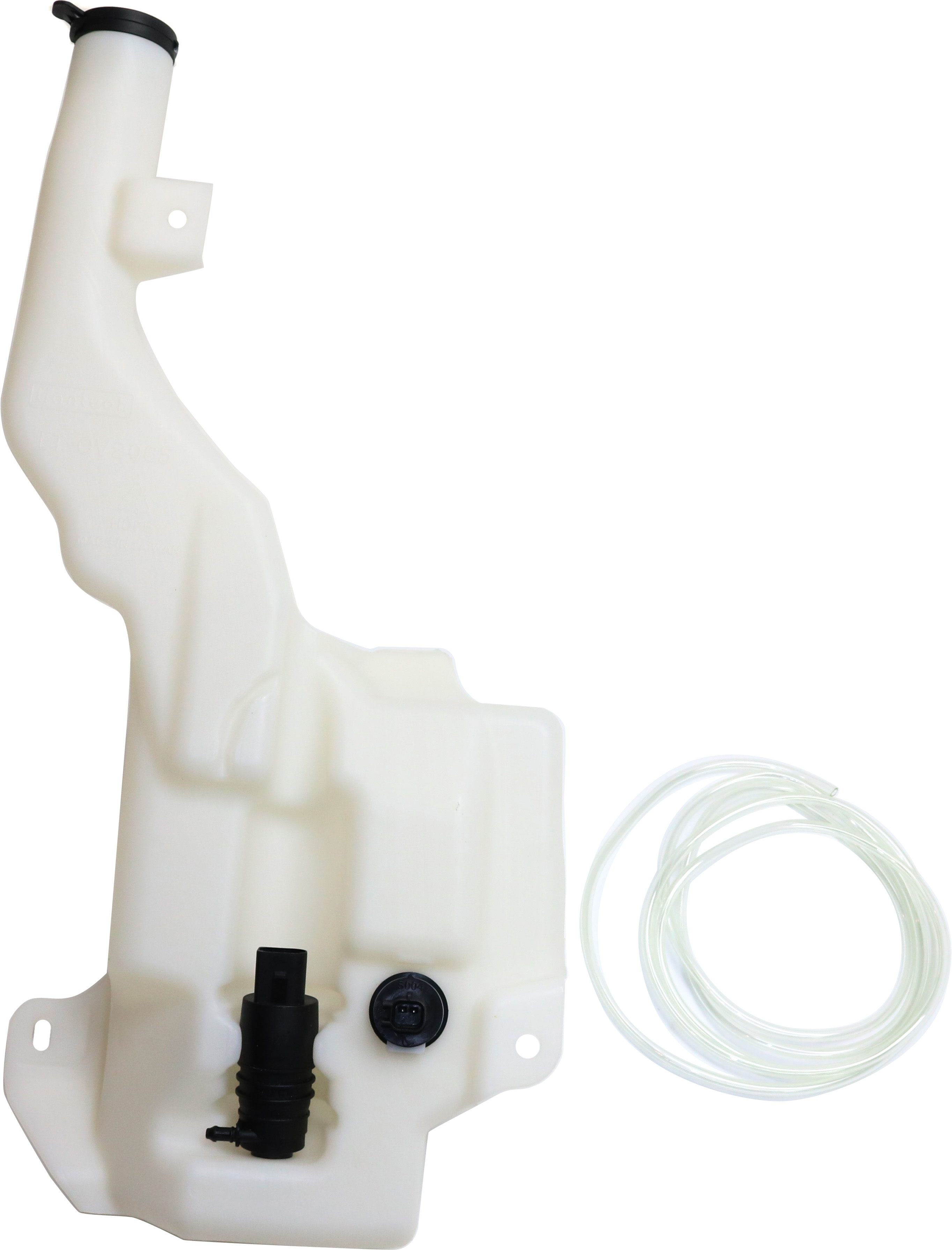 AM SILVERADO SIERRA 1500-14-15-2500 HD 3500 HD 15-15 WASHER RESERVOIR Assy w Pump Cap and Snsr All Cab Types SKU REPC370568 Partslink GM1288192 OEM 22954986 PFM