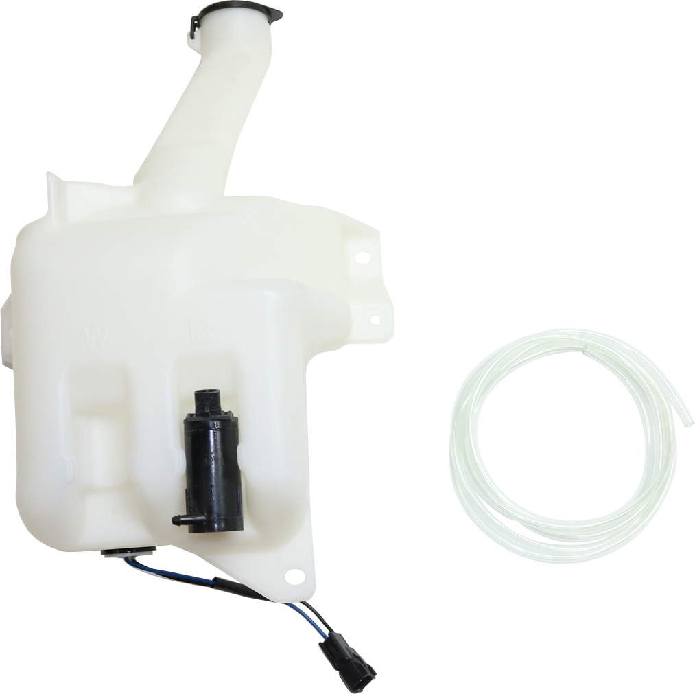 AM STRATUS SEBRING 01-05 WASHER RESERVOIR Assembly w Cap Pump and Sensor Coupe SKU REPC370573 Partslink CH1288243 OEM MR522403 PFM