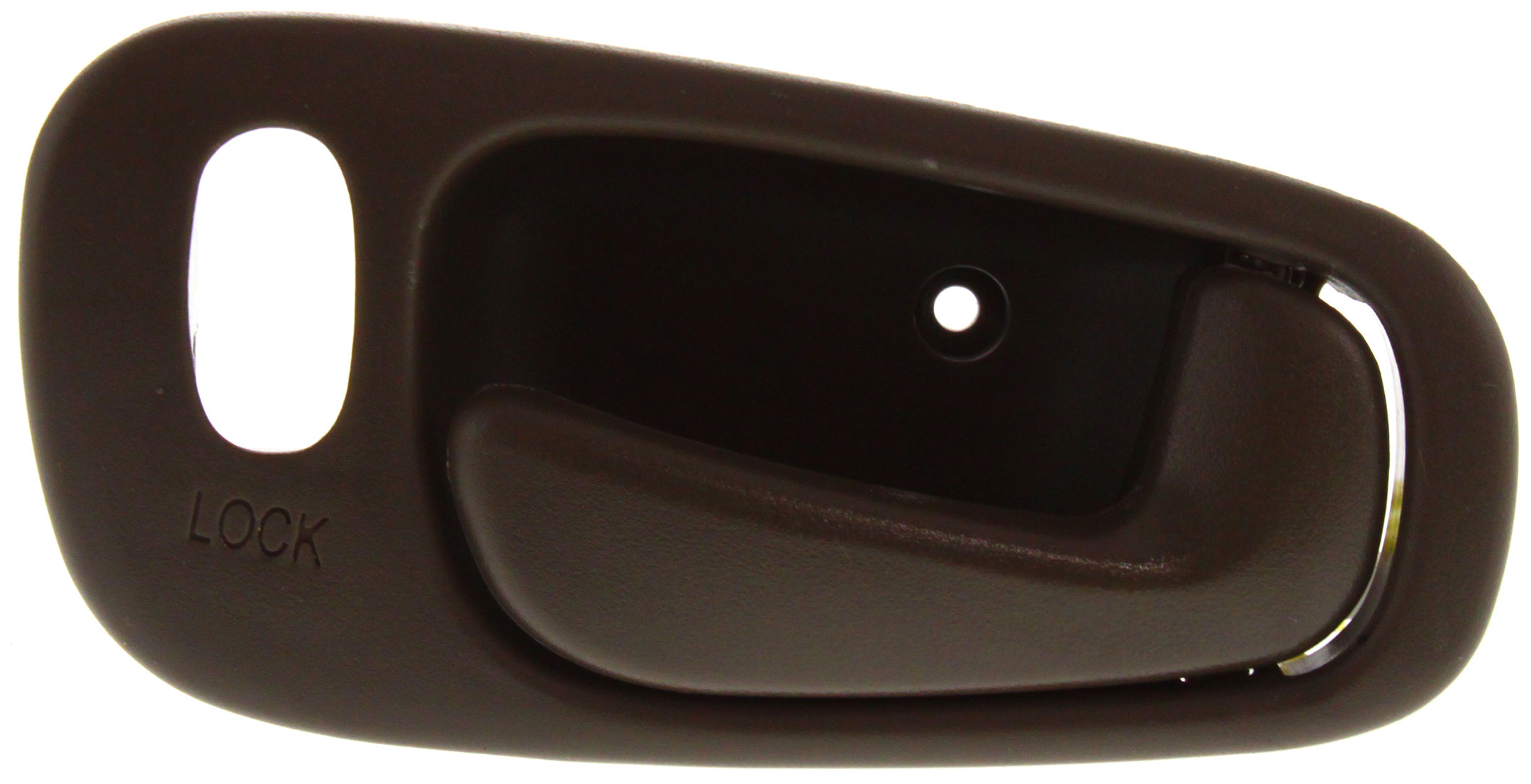 AM COROLLA PRIZM 98-02 FRONT INTERIOR DOOR HANDLE RH Brown Power Lock w Lock Hole =REAR SKU REPC462107 Partslink GM1353135 OEM 94857493