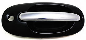 AM TOWN AND COUNTRY 96-00 FRONT EXTERIOR DOOR HANDLE RH Side Sliding Door Chrme Lvr+Smth Blk Hsg w Hole SKU REPC462147 OEM QK02SBK PFM