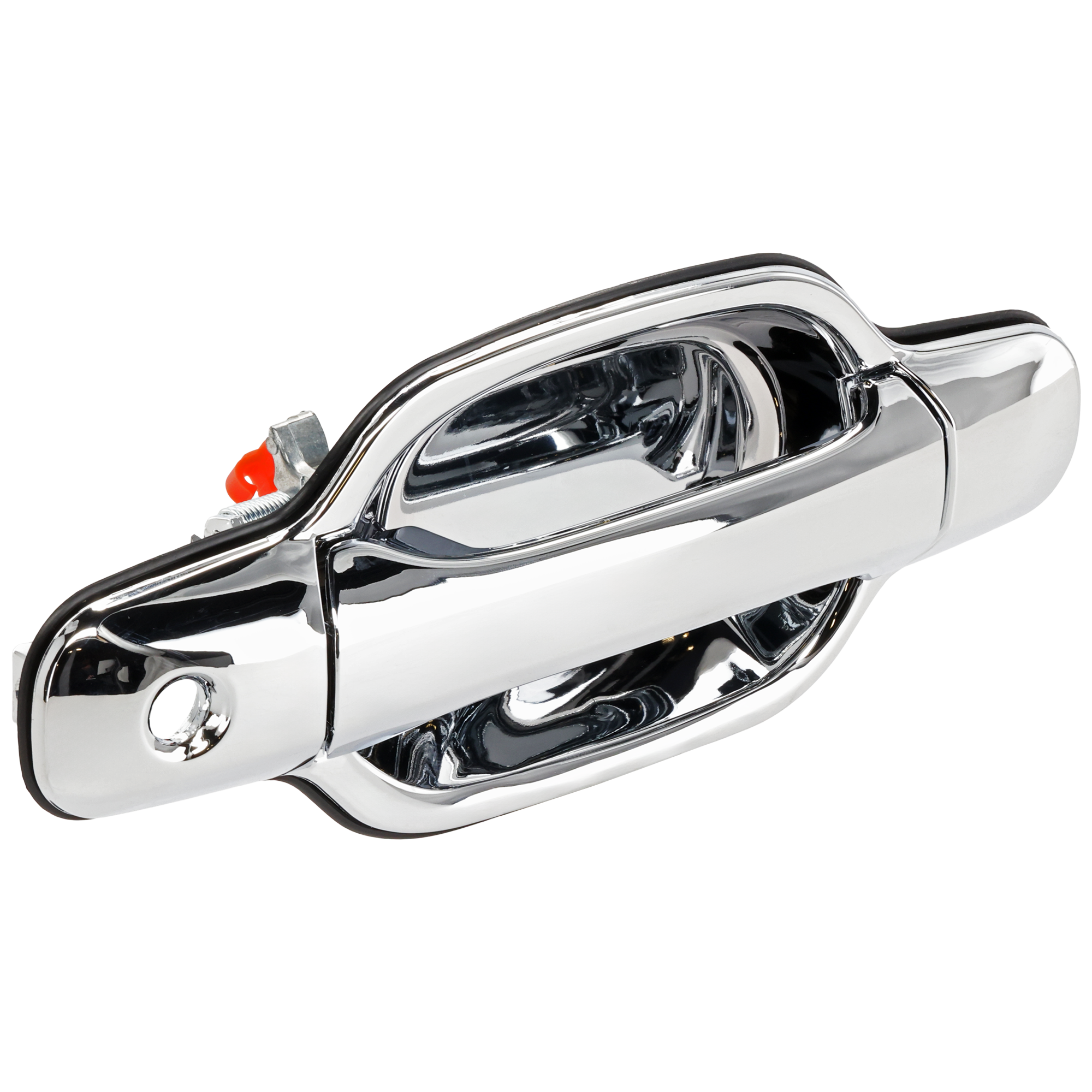 AM CANYON COLORADO 04-12 FRONT EXTERIOR DOOR HANDLE LH All Chrome w Keyhole Plastic SKU REPC462172C OEM 25875521 PFM