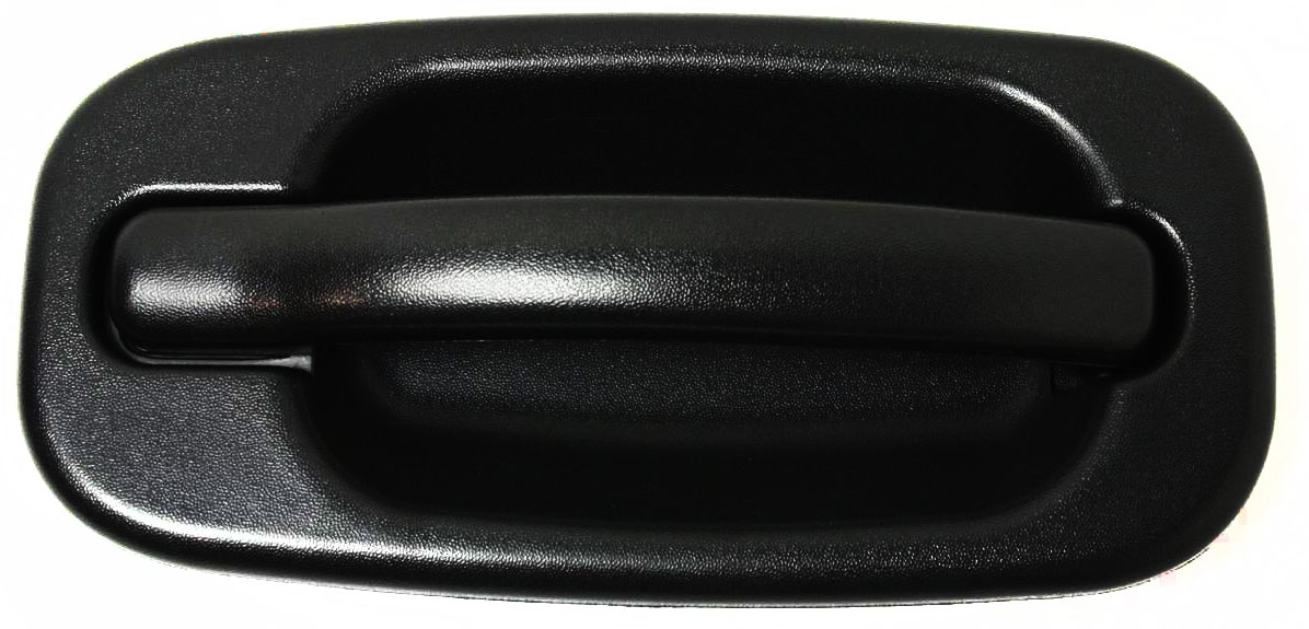 AM SILVERADO SIERRA 99-06 FRONT EXTERIOR DOOR HANDLE RH Textured Black w o Keyhole Includes 2007 Classic SKU REPC462353 Partslink GM1311143 OEM 15182406-25942272