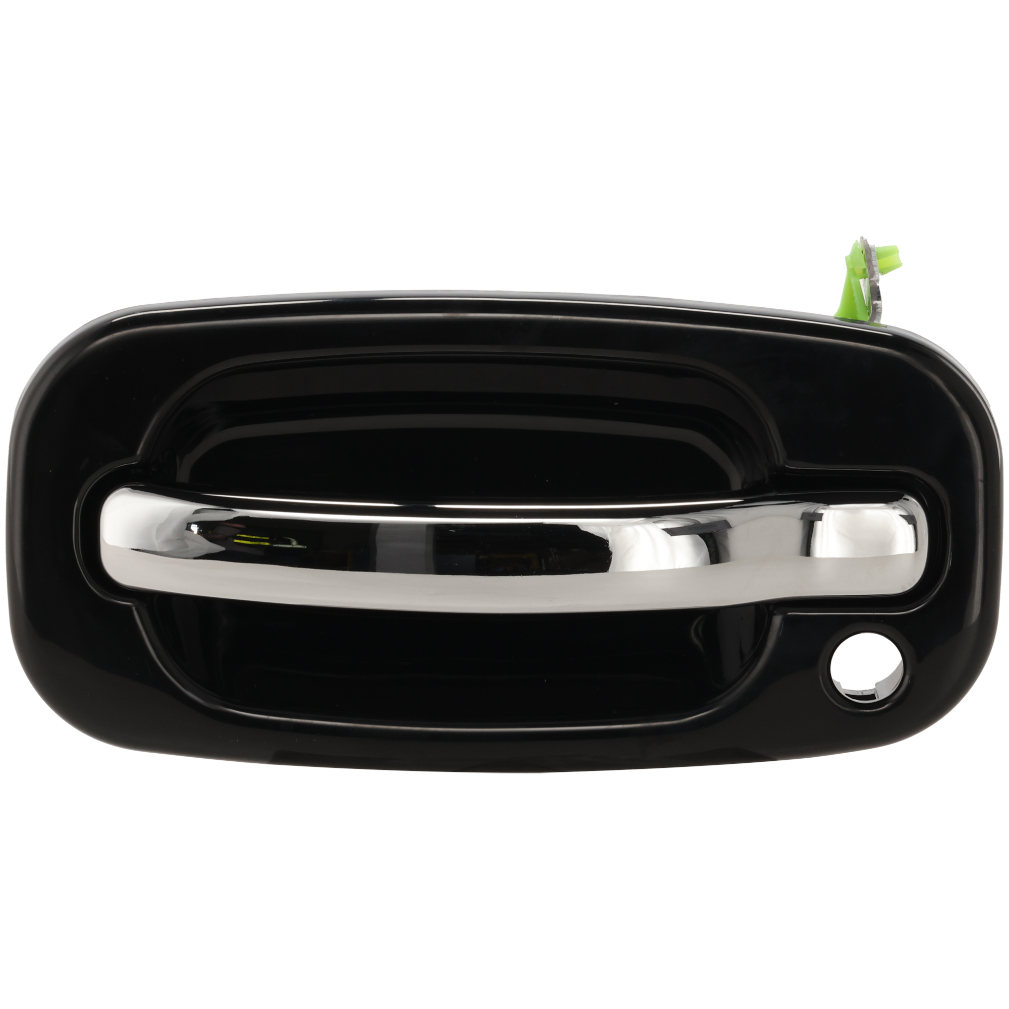 AM SILVERADO SIERRA 99-06 FRONT EXTERIOR DOOR HANDLE LH Chrme Lvr+Smth Blk Bezel w Keyhole Includes 2007 Classic SKU REPC462356 Partslink GM1310149 OEM 15745149