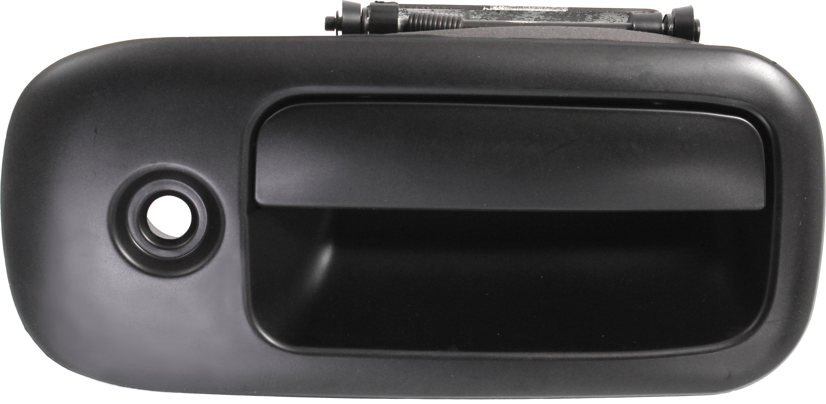 AM EXPRESS SAVANA VAN 03-09 FRONT EXTERIOR DOOR HANDLE RH Smooth Black SKU REPC462361 Partslink FDH010058 OEM 25942272