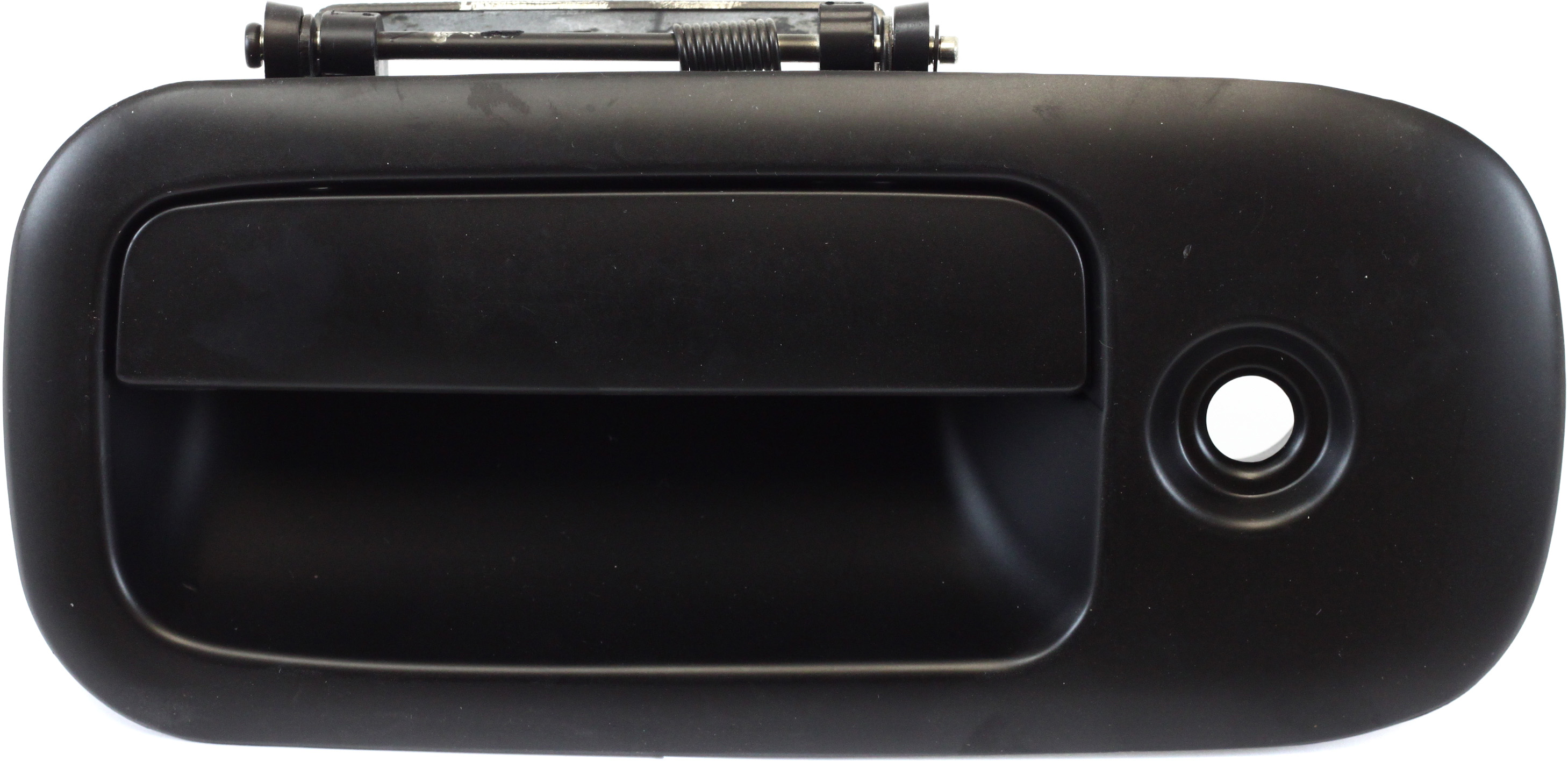 AM EXPRESS SAVANA VAN 03-09 FRONT EXTERIOR DOOR HANDLE LH Smooth Black SKU REPC462362 Partslink FDH010057 OEM 25942271