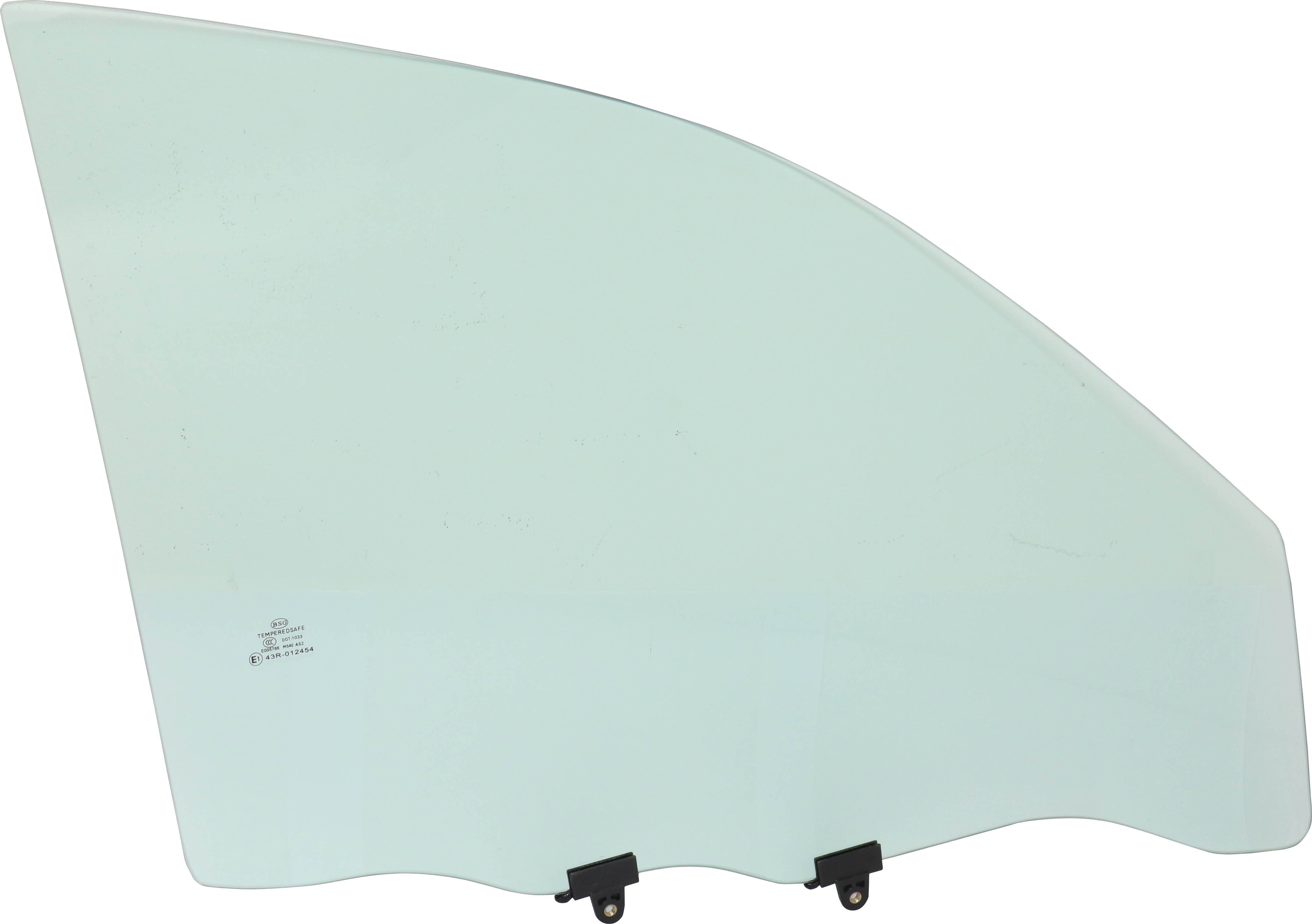 AM CHEVY IMPALA 00-05 FRONT DOOR GLASS RH Green Tint 4 Door With Clips SKU REPC480141