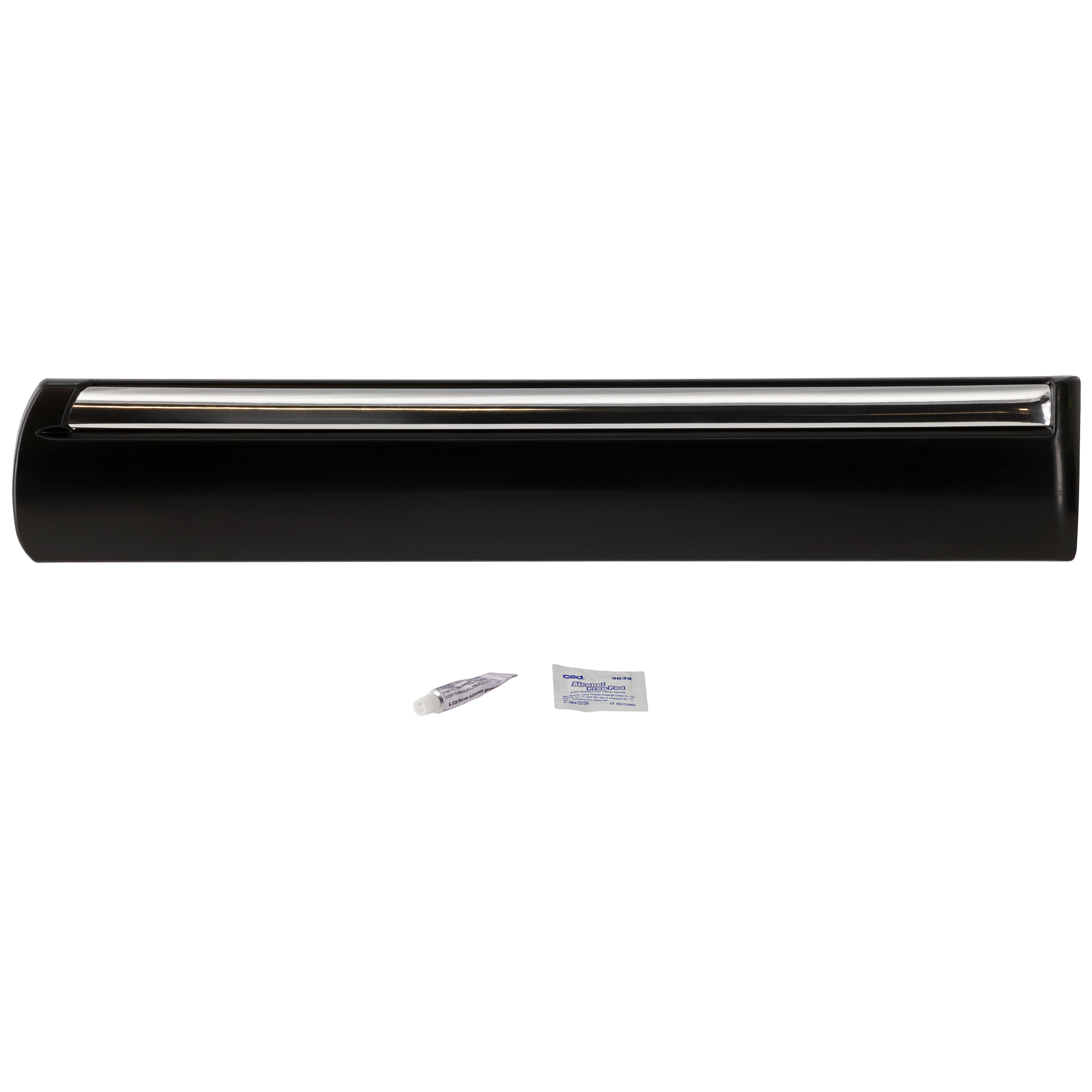 AM TAHOE 00-06 REAR DOOR MOLDING LH Primed w Chrome Insert SKU REPC490904 Partslink GM1504111 OEM 88944485