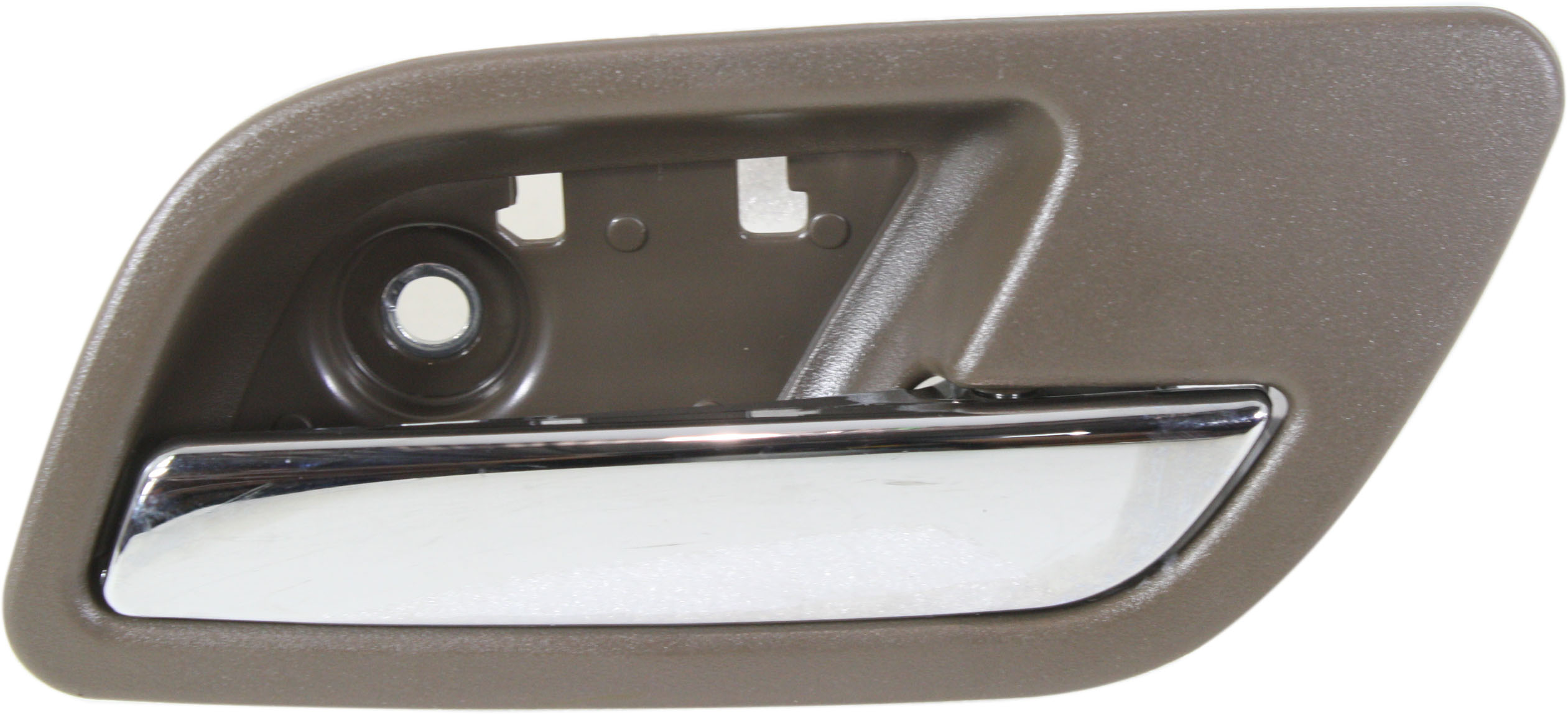 AM SILVERADO SIERRA 1500-07-13-2500 HD 3500 HD 07-14 REAR INTERIOR DOOR HANDLE RH Brown Bezel Chrome Lever Excludes 2007 Classic SKU REPC491309 OEM 22855638