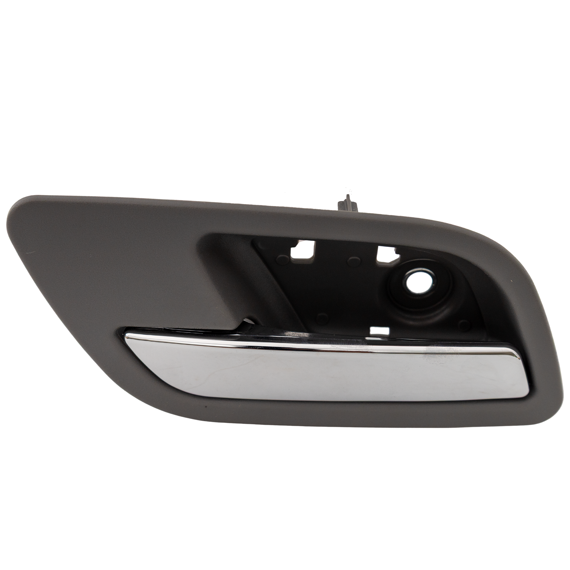 AM SILVERADO SIERRA 1500-07-13-2500 HD 3500 HD 07-14 REAR INTERIOR DOOR HANDLE LH Gray Bezel Chrome Lever Excludes 2007 Classic SKU REPC491312 OEM 22855644