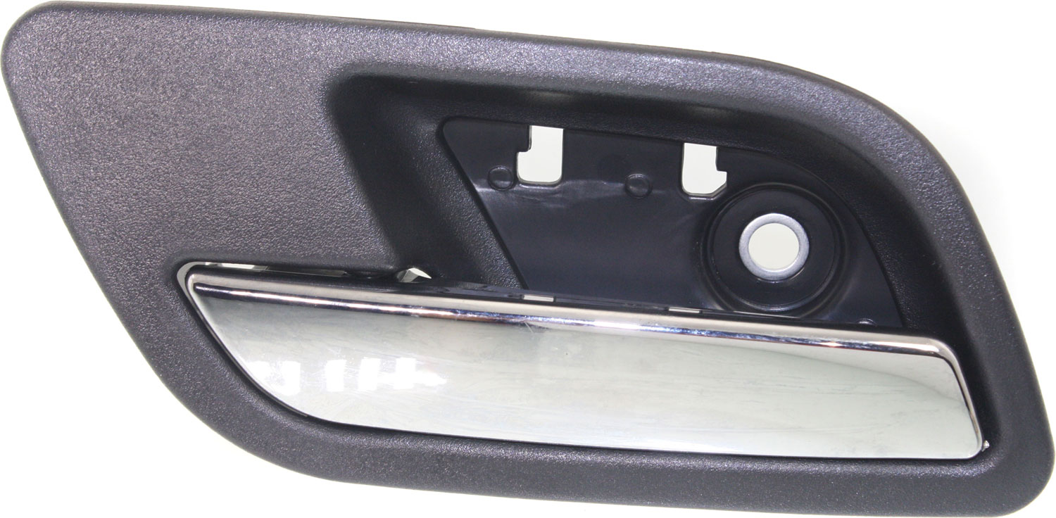 AM ESCALADE ESCALADE EXT 07-14 ESV 07-13 REAR INTERIOR DOOR HANDLE LH Txtrd Blk Hsg Chr Lever w o Hole Base Mdl SKU REPC491314 Partslink GM1552108 OEM 15920683-22861092