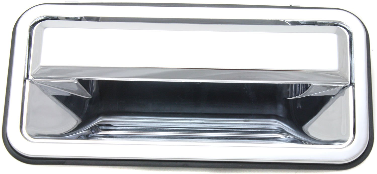 AM C K FULL SIZE P U 92-00 REAR EXTERIOR DOOR HANDLE RH Chrome w o Key Hole SKU REPC491381C OEM 15742234 PFM