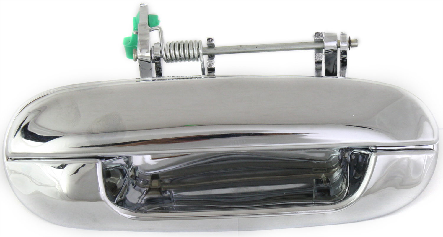 AM TRAILBLAZER EXT 02-06 ENVOY 02-09 REAR EXTERIOR DOOR HANDLE RH All Chrome w 3 row seating only SKU REPC491515C OEM 19120091 PFM