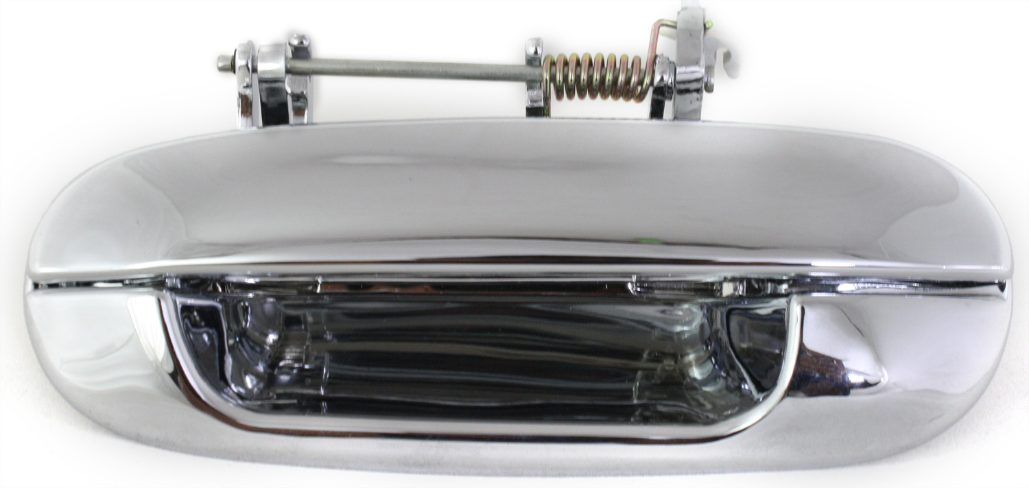 AM TRAILBLAZER EXT 02-06 ENVOY 02-09 REAR EXTERIOR DOOR HANDLE LH All Chrome w 3 row seating only SKU REPC491516C OEM 19120090 PFM