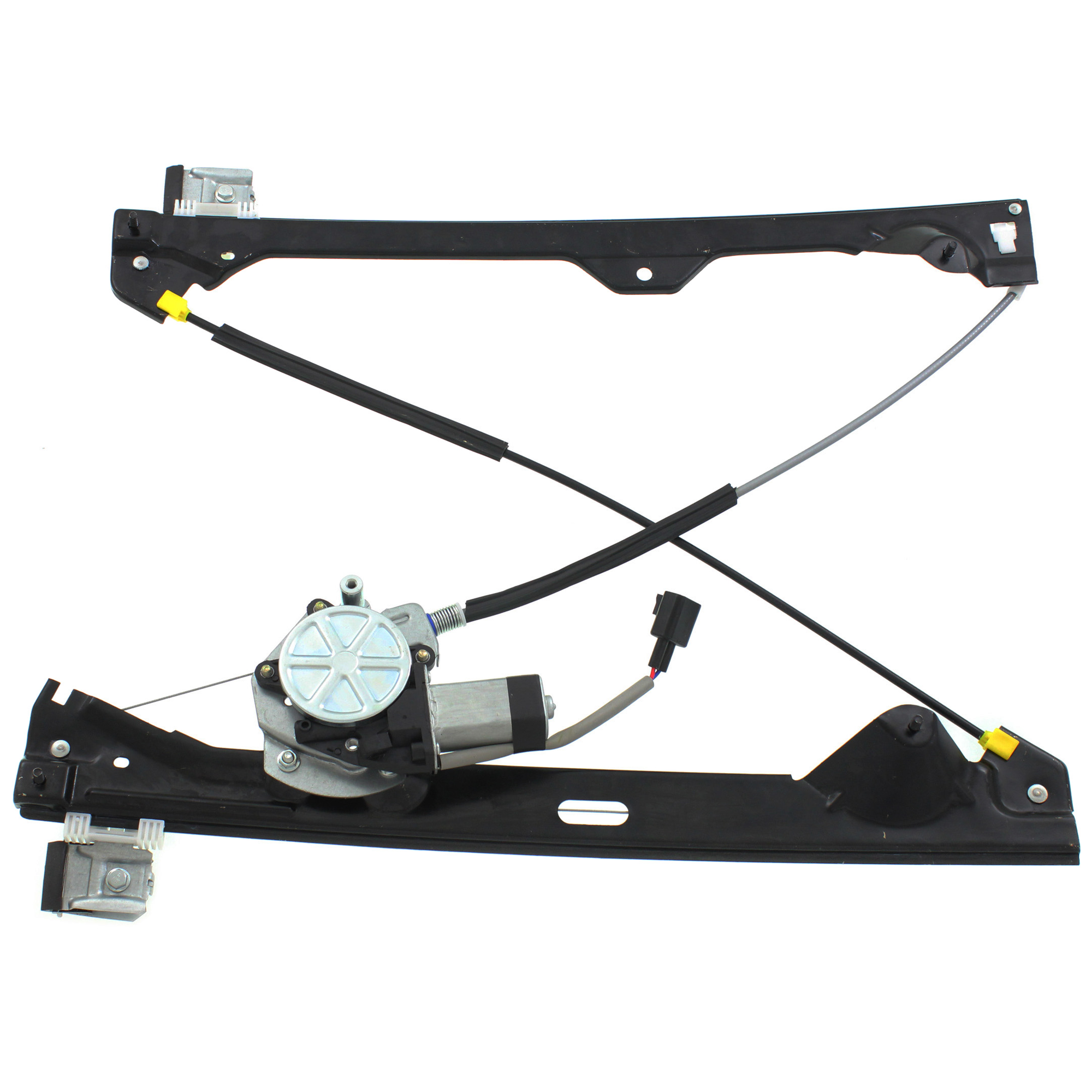 AM SILVERADO 1500-07-13-2500 HD 3500 HD 07-14 REAR WINDOW REGULATOR RH Power w Motor Excludes 2007 Classic Crew Cab SKU REPC491707 Partslink GM1551129 OEM 20945141