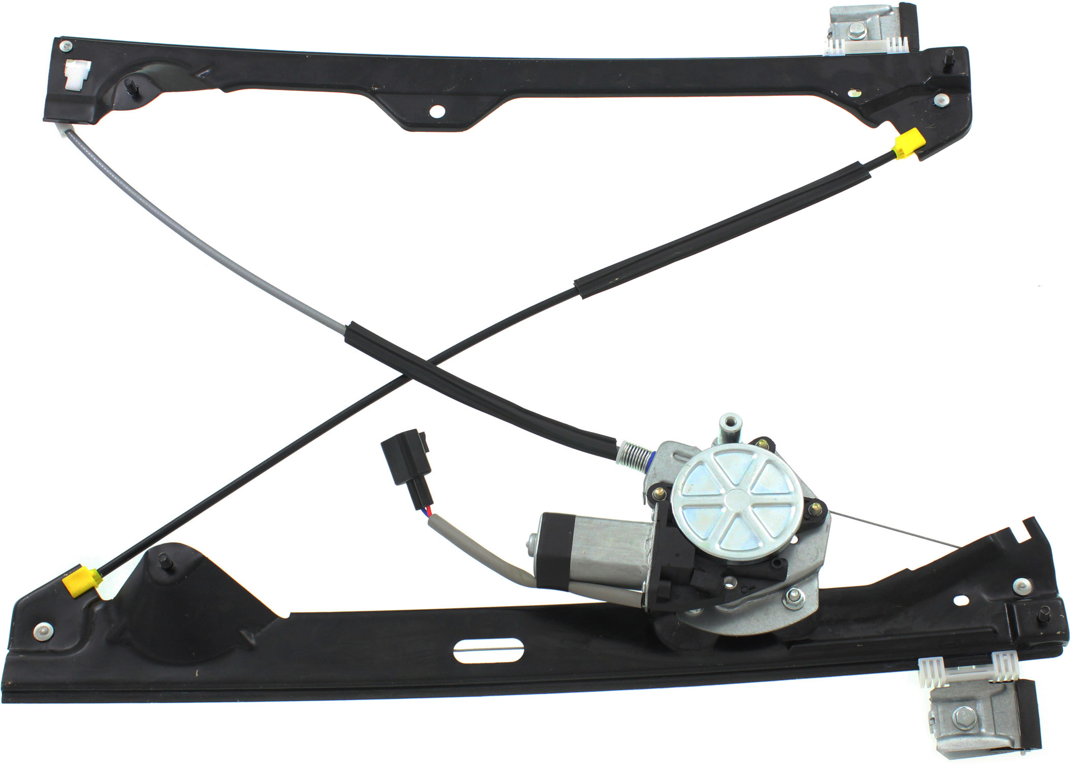 AM SILVERADO 1500-07-13-2500 HD 3500 HD 07-14 REAR WINDOW REGULATOR LH Power w Motor Excludes 2007 Classic Crew Cab SKU REPC491708 Partslink GM1550129 OEM 20945140